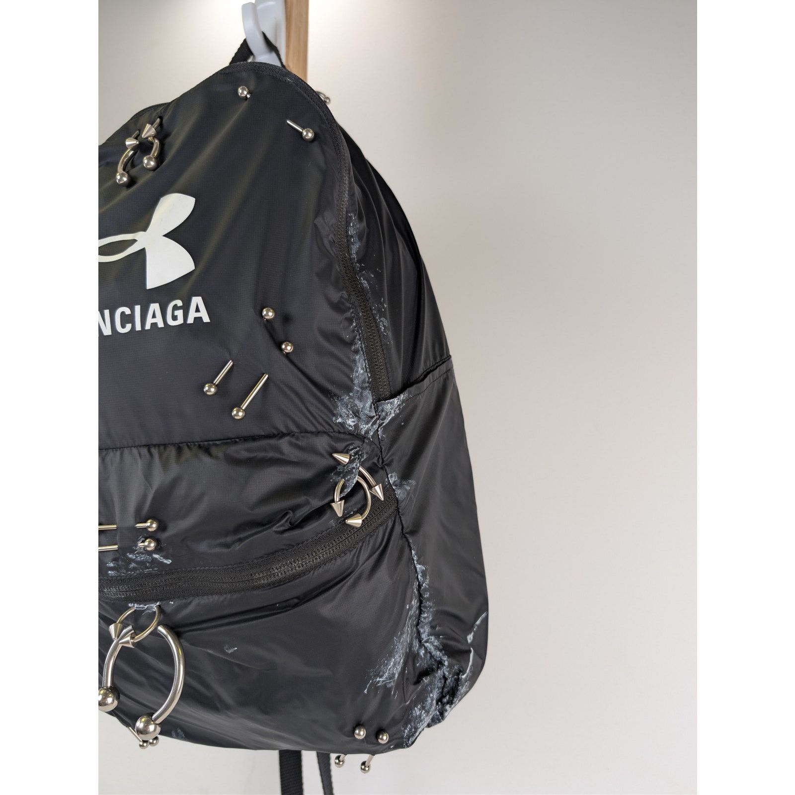 Balenciaga × Under Armour o1rshd1 Size: OS / Backpack Invisible Ripst in Black Size ONE SIZE - 3 Thumbnail