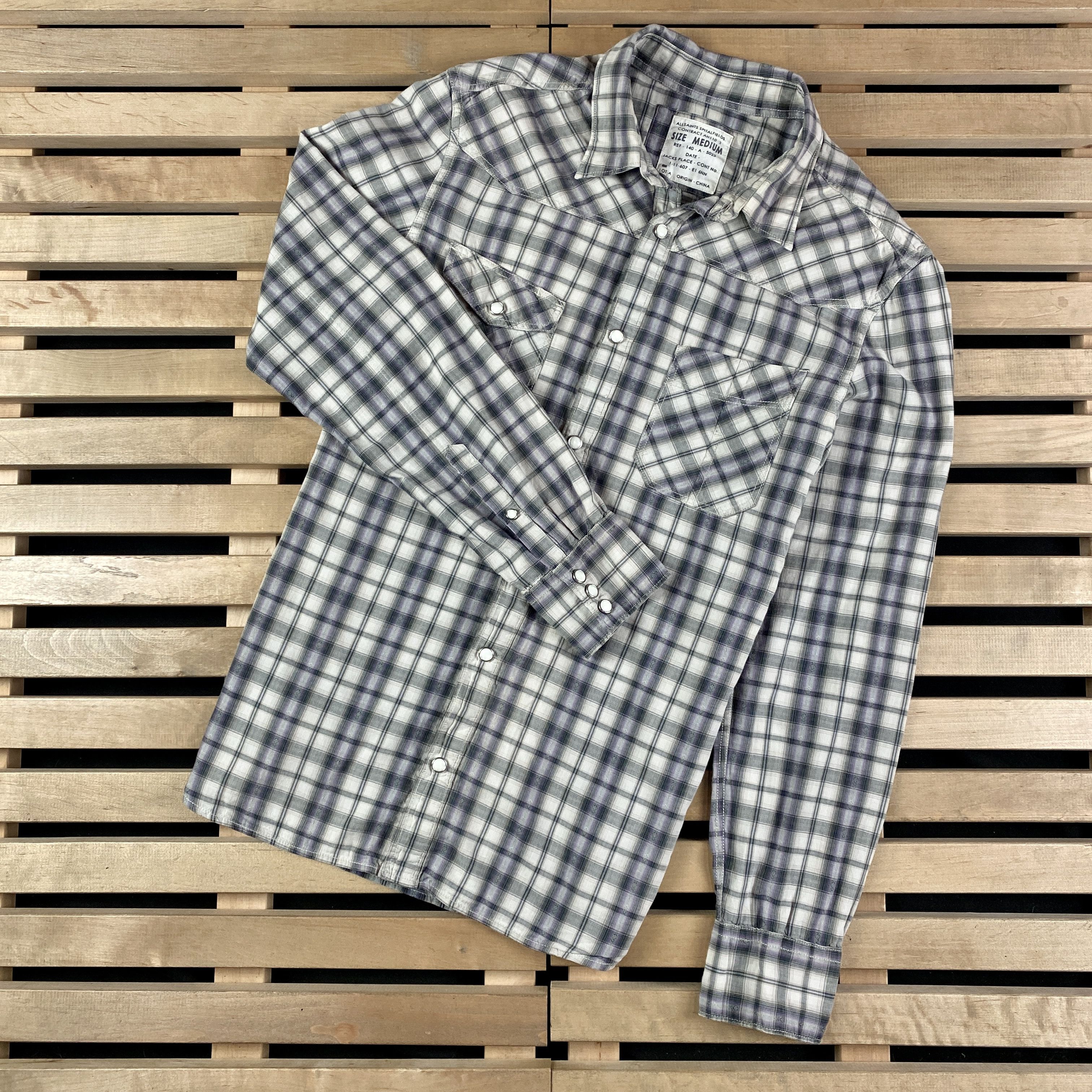 Allsaints Men’s Shirt Long Sleeve Allsaints Size M Size US M / EU 48-50 / 2 - 1 Thumbnail