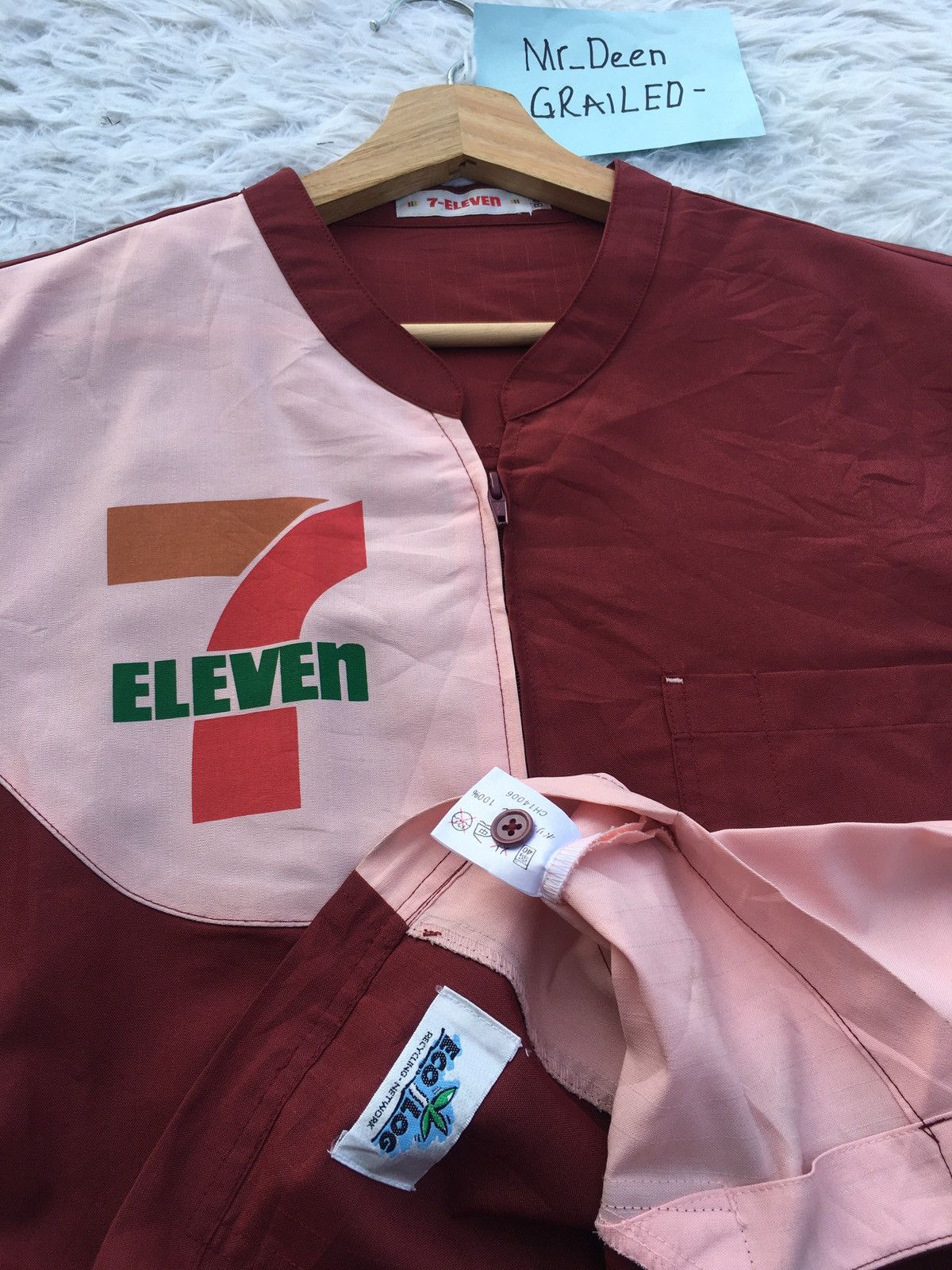 Japanese Brand Rare 7 Eleven Uniform Staff Shirt Size US L / EU 52-54 / 3 - 8 Thumbnail