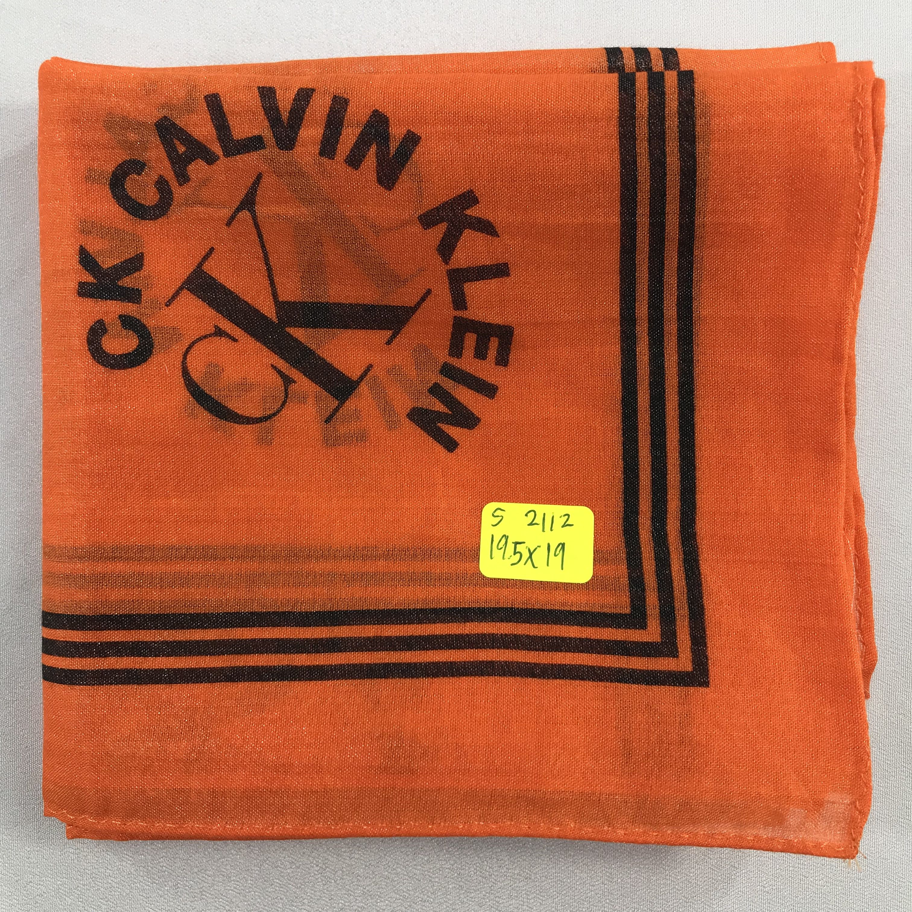Calvin Klein × Vintage Calvin Klein Bandana / Handkerchief / Neckerchief - S2112 Size ONE SIZE - 5 Thumbnail