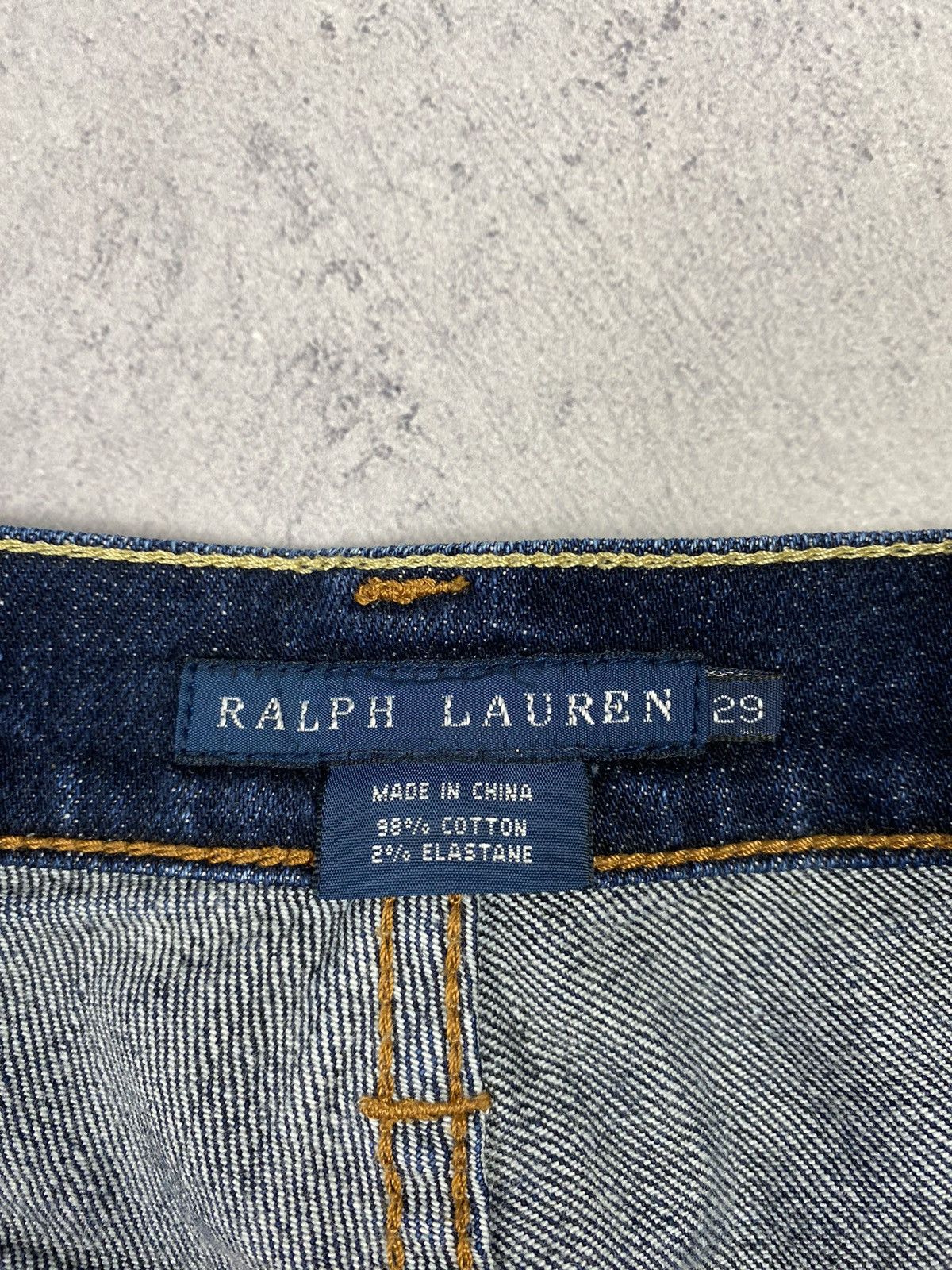 Polo Ralph Lauren × Ralph Lauren × Vintage Vintage Polo Ralph Lauren Flared Bootcut Denim Jeans Y2K Size 29" - 13 Thumbnail
