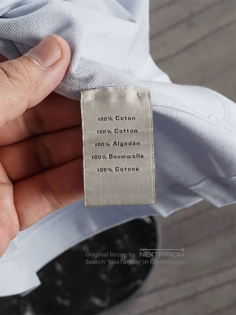 Hermes Hermes Light Blue-Grey Short Sleeve T-Shirt Size US L / EU 52-54 / 3 - 6 Thumbnail
