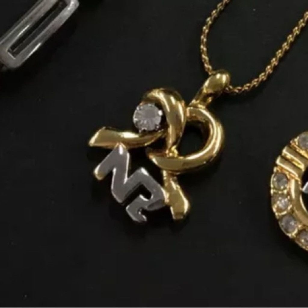 Nina Ricci Nina Ricci gold and crystal necklace Size ONE SIZE - 4 Thumbnail