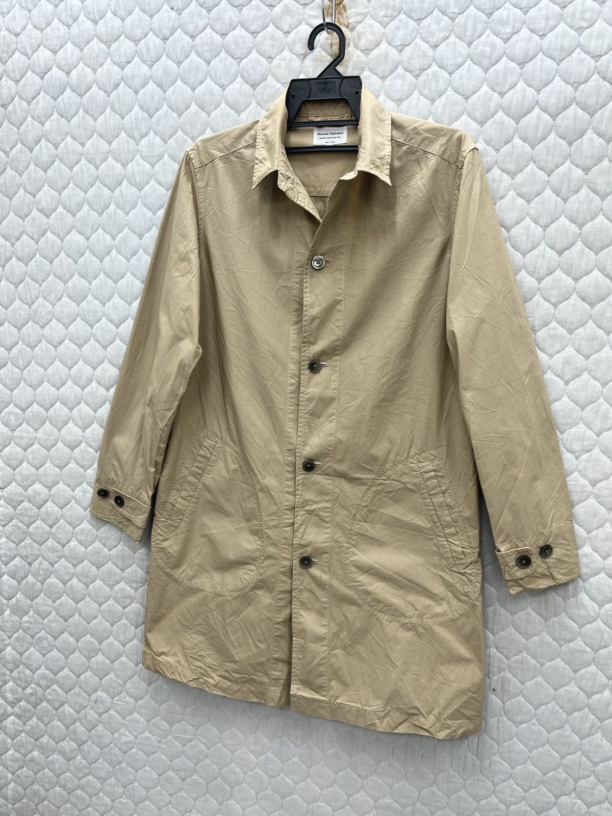 Japanese Brand 🔥ARCHIVE🔥MANUAL ALPHABET LIGHT COTTON COAT Size M / US 6-8 / IT 42-44 - 3 Thumbnail