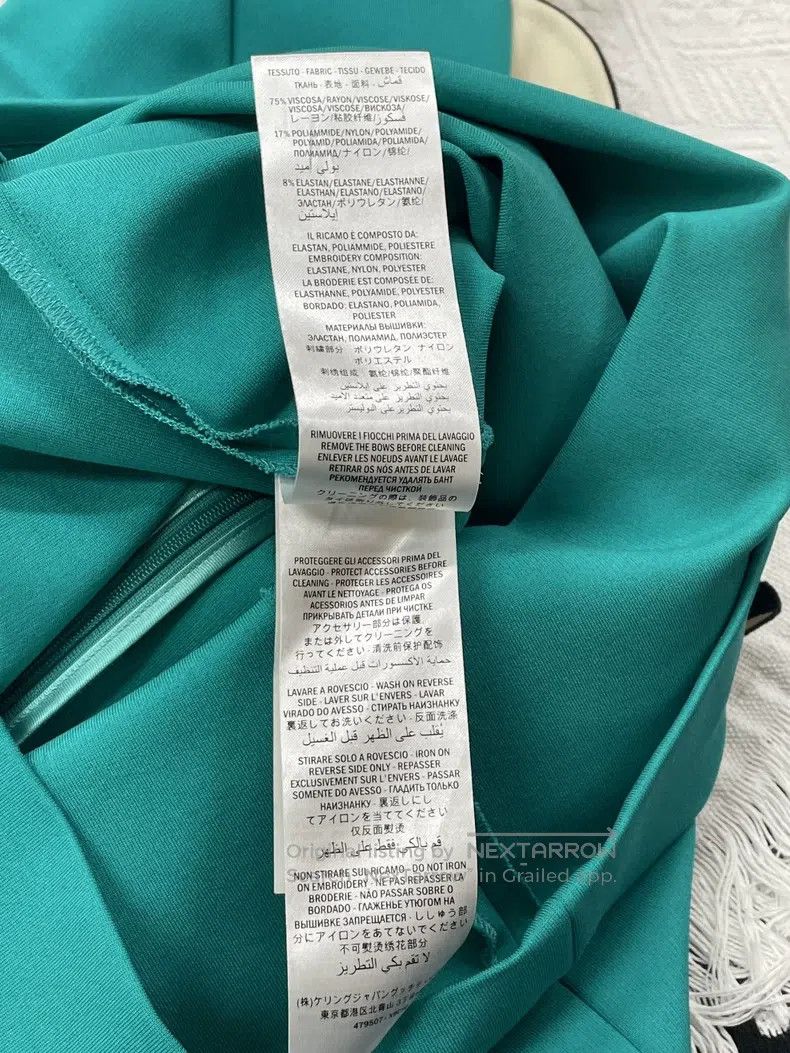 Gucci Gucci Blue diamond button dress Size XS / US 0-2 / IT 36-38 - 7 Thumbnail