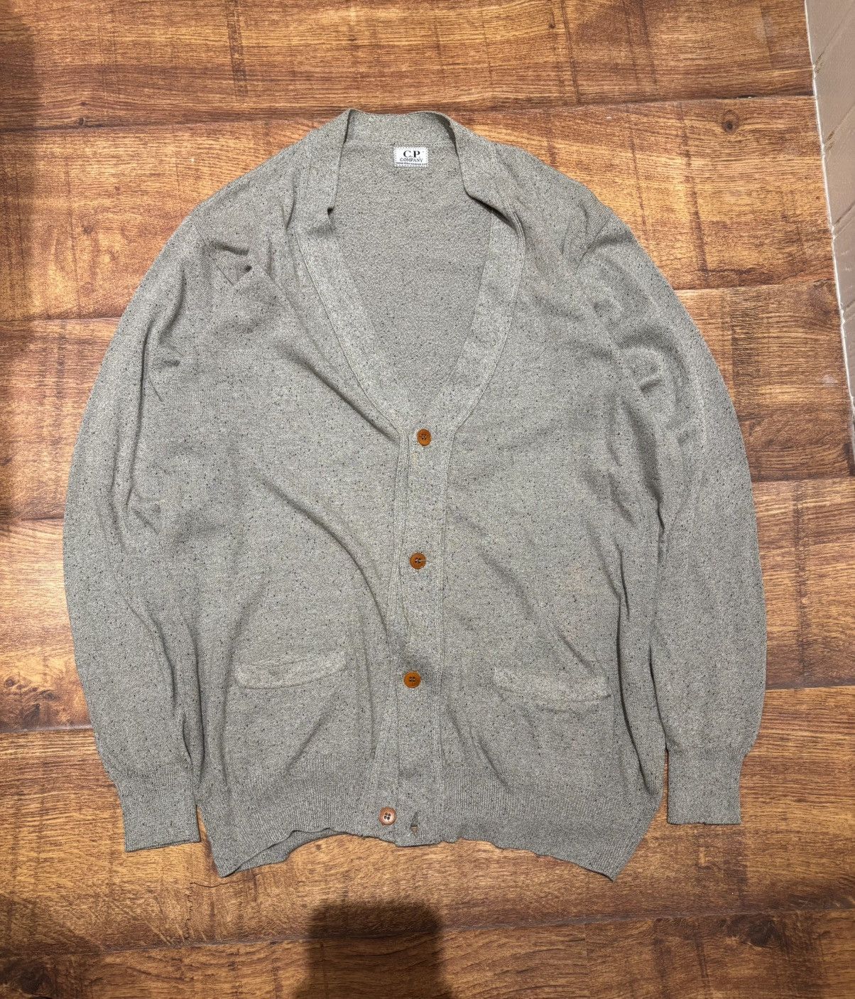C.P. Company Vintage C.P. Company Speckled Grey Cardigan Size US L / EU 52-54 / 3 - 1 Thumbnail