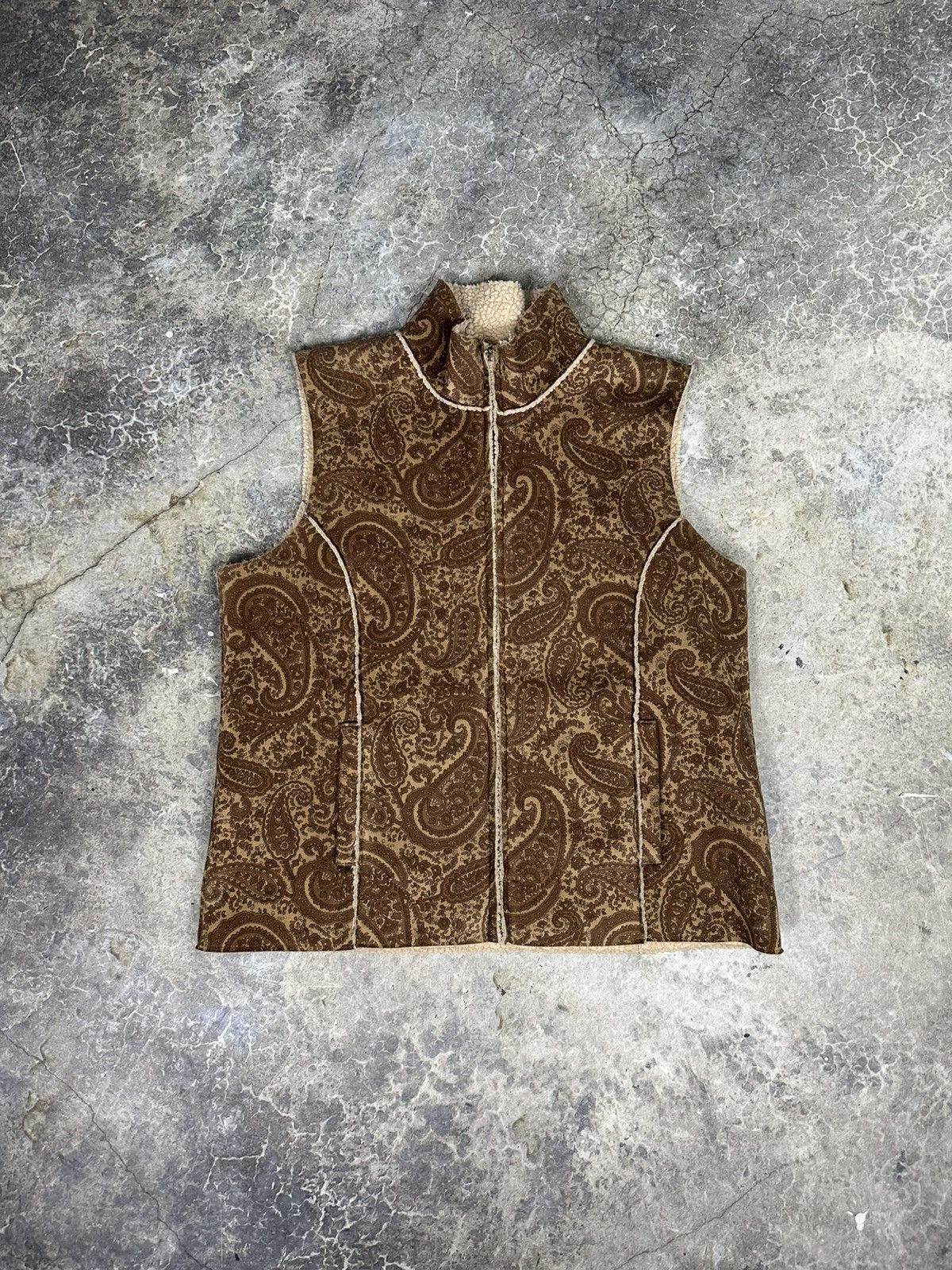 Insane vintage paisley vest