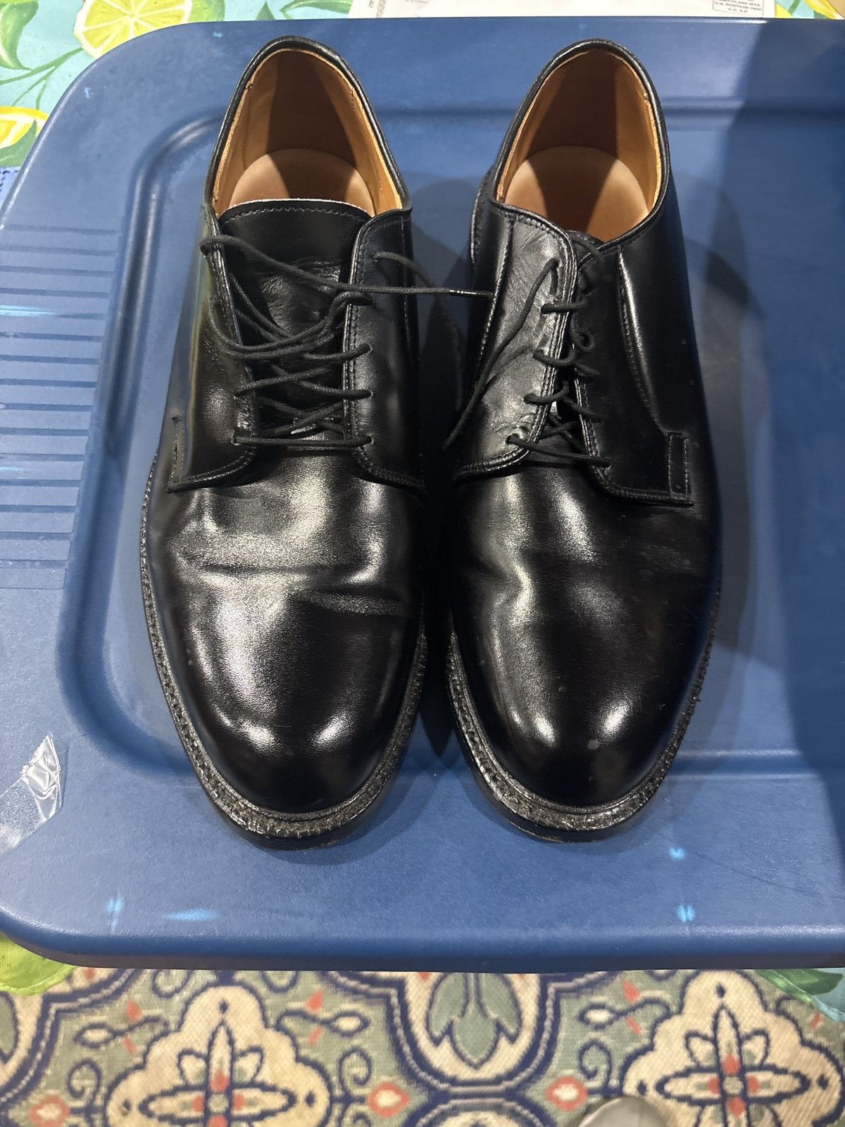 Allen Edmonds Allen Edmonds Leeds Black 10E Size US 10 / EU 43 - 5 Thumbnail