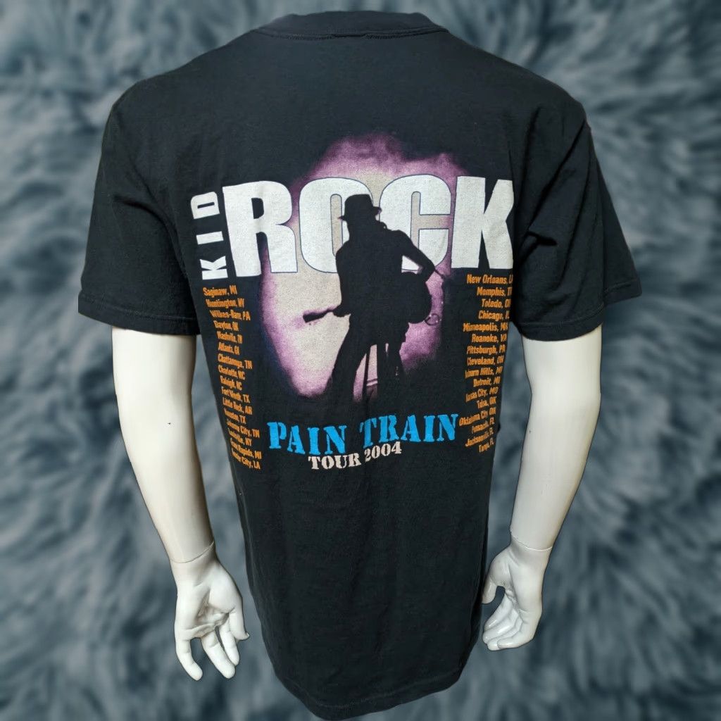 Anvil VINTAGE Kid Rock Pain Train 2004 Concert Tour T Shirt Large Nice Shirt Size US L / EU 52-54 / 3 - 1 Thumbnail