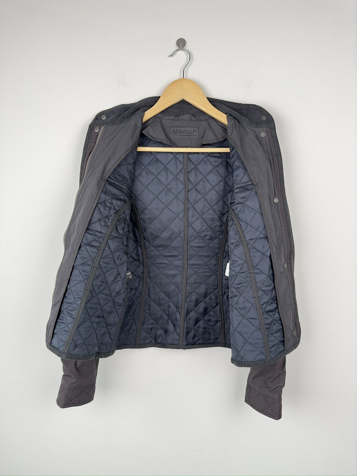 Belstaff BELSTAFF Quilted Biker Motorcycle Silver Label Jacket Size M / US 6-8 / IT 42-44 - 3 Thumbnail