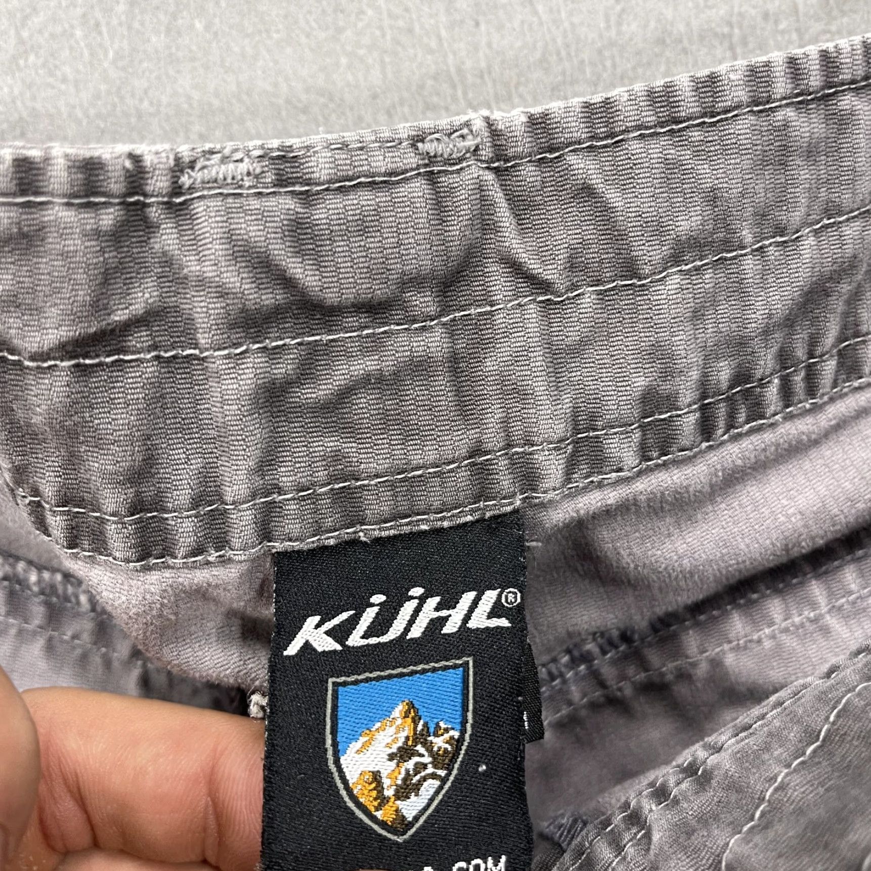Logo 7 KUHL Outkast Pants Mens 38x32 Gray Workwear Vintage Logo Cotton Canvas Straight Chino Pants Mens Regular 38 32 Gray Logo Pockets Vintage? Size US 38 / EU 54 - 4 Thumbnail