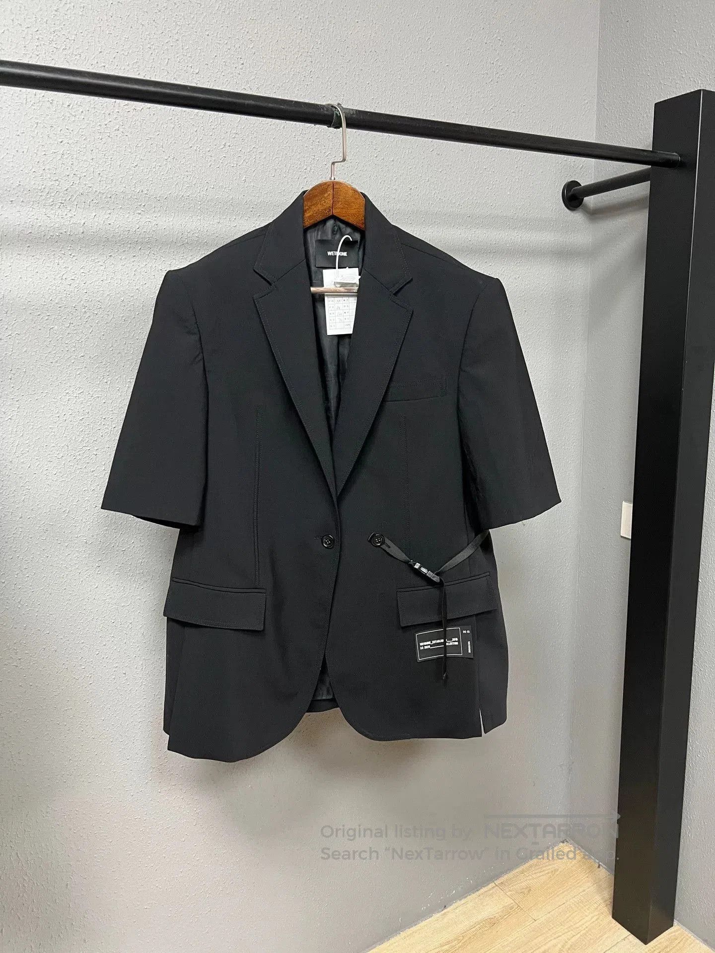 WE11DONE We11done Short-Sleeve Blazer. Size US M / EU 48-50 / 2 - 1 Thumbnail