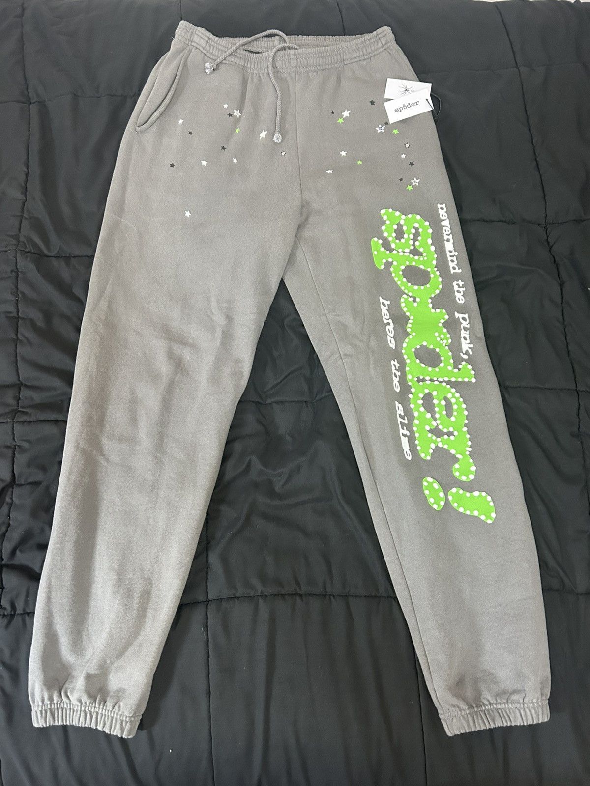 Sp5der Sp5der Punk V2 Sweatpant Slate Grey Size US 32 / EU 48 - 1 Thumbnail