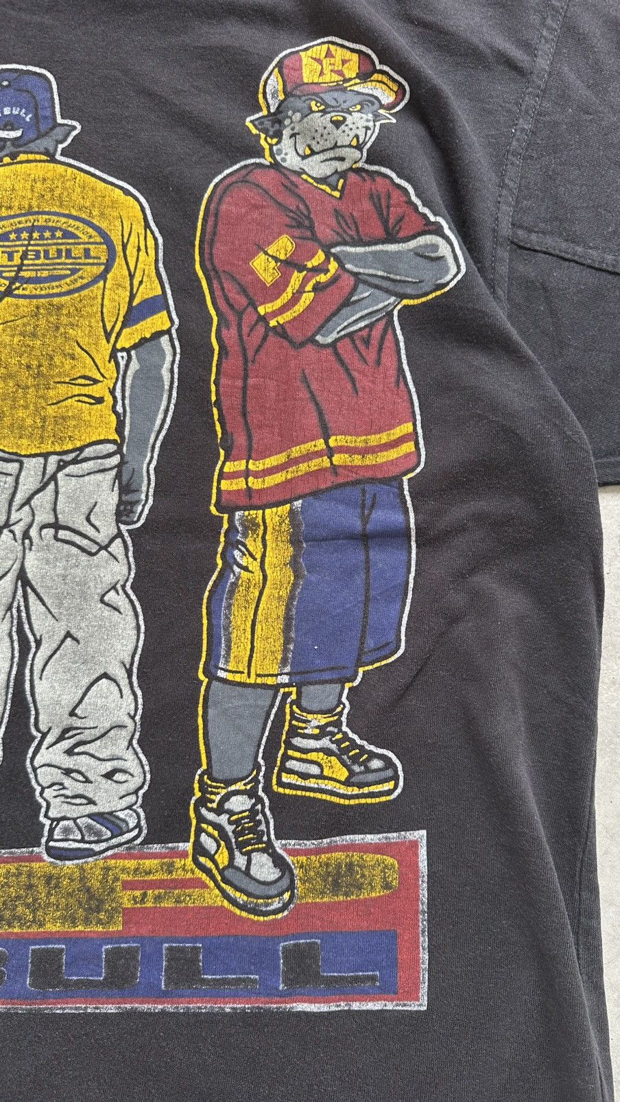 Vintage VINTAGS PITBULL STREETWEAR JNCO TEE Size US L / EU 52-54 / 3 - 8 Thumbnail
