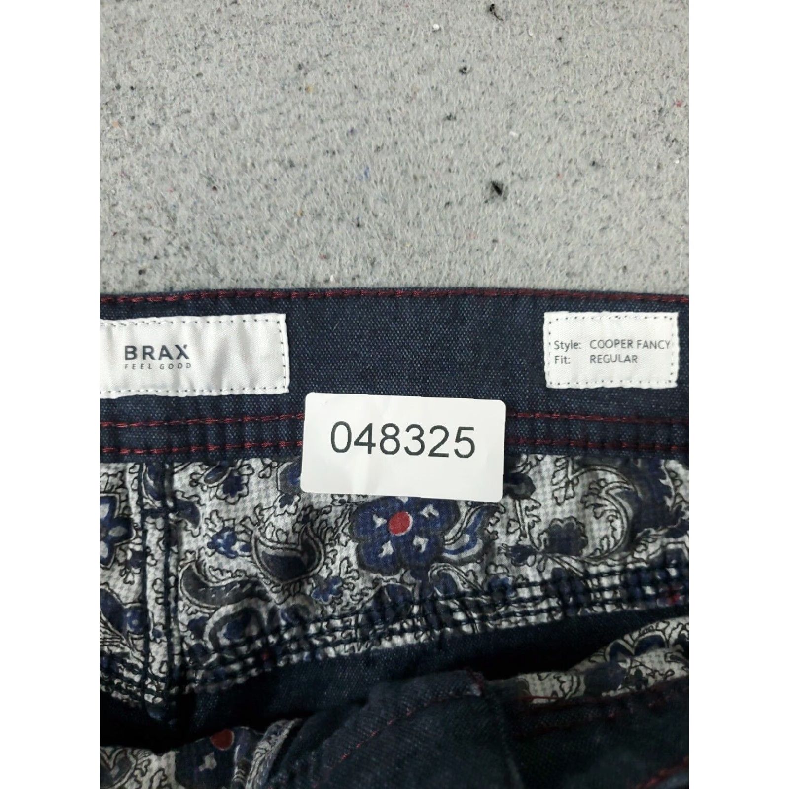 BRAX Mens Brax Cooper Blue Straight Leg 36x28 Denim Jeans Pants Size US 36 / EU 52 - 8 Thumbnail