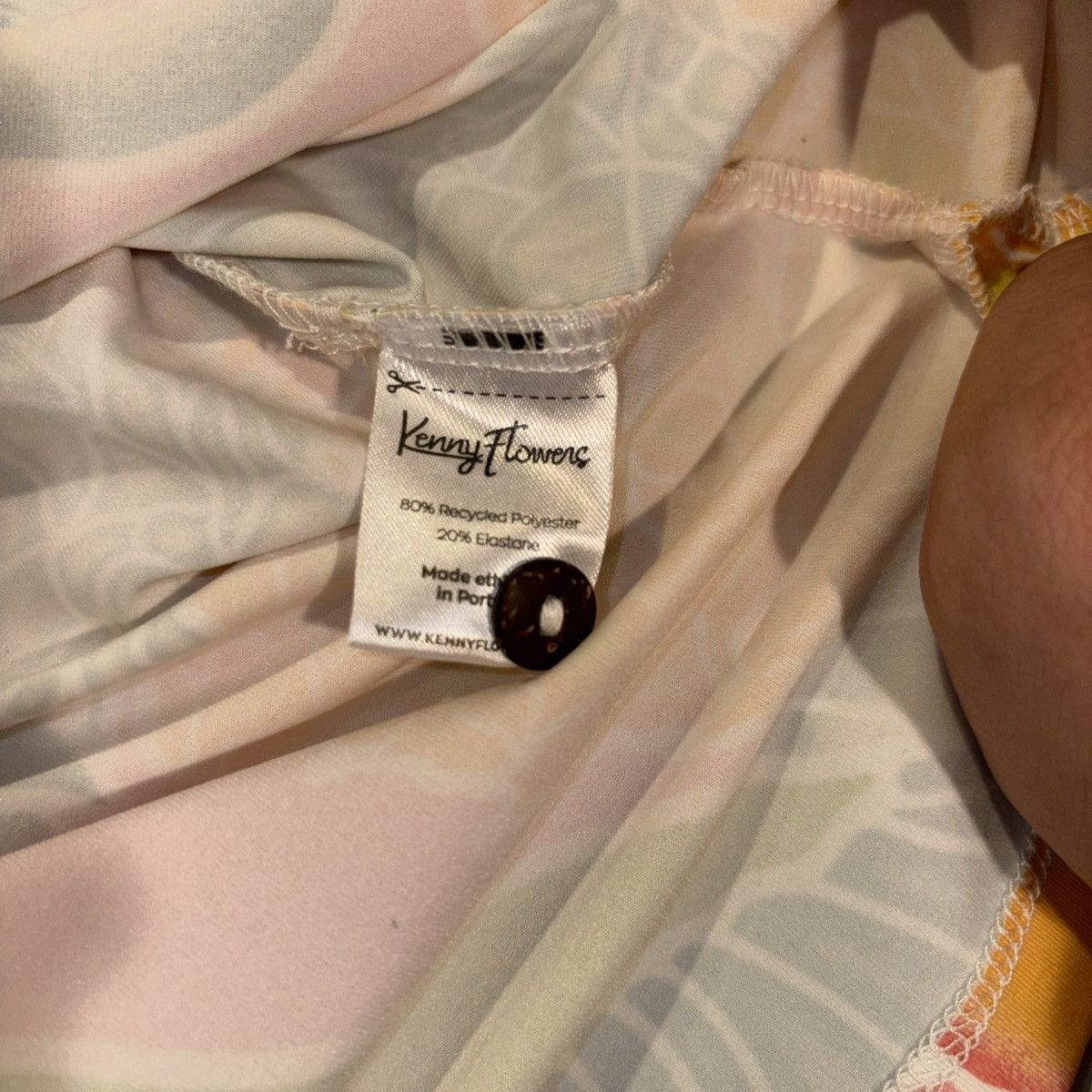 Kenny Flowers Kenny Flowers Polo Shirt Men XL Pink Hawaiian Short Sleeve Size US XL / EU 56 / 4 - 3 Thumbnail