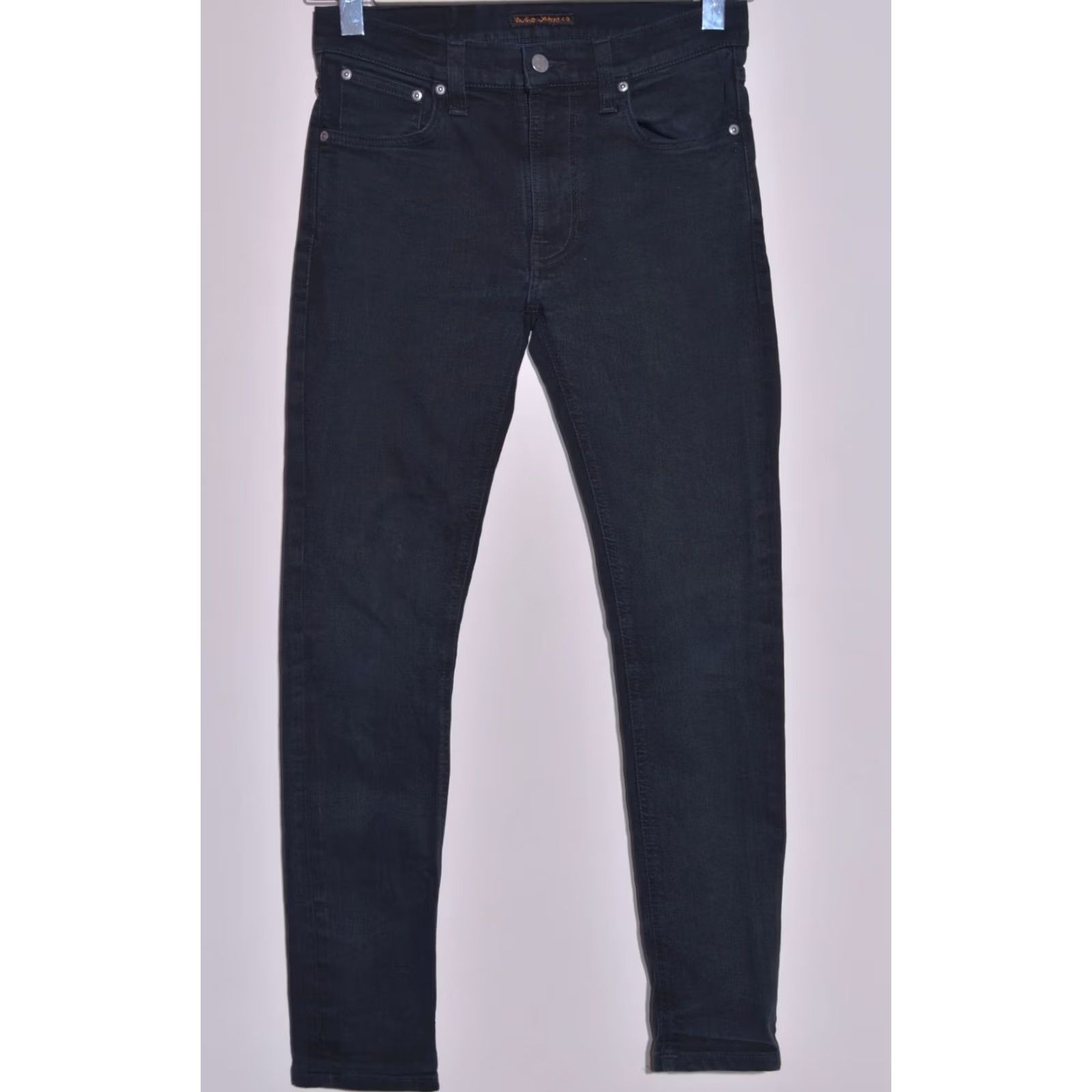 Nudie Jeans Nudie Jeans Lean Dean Dry Ever Black Slim Fit Stretch Organic Denim W30 L30 Jeans Mens Slim Size US 30 / EU 46 - 2 Thumbnail