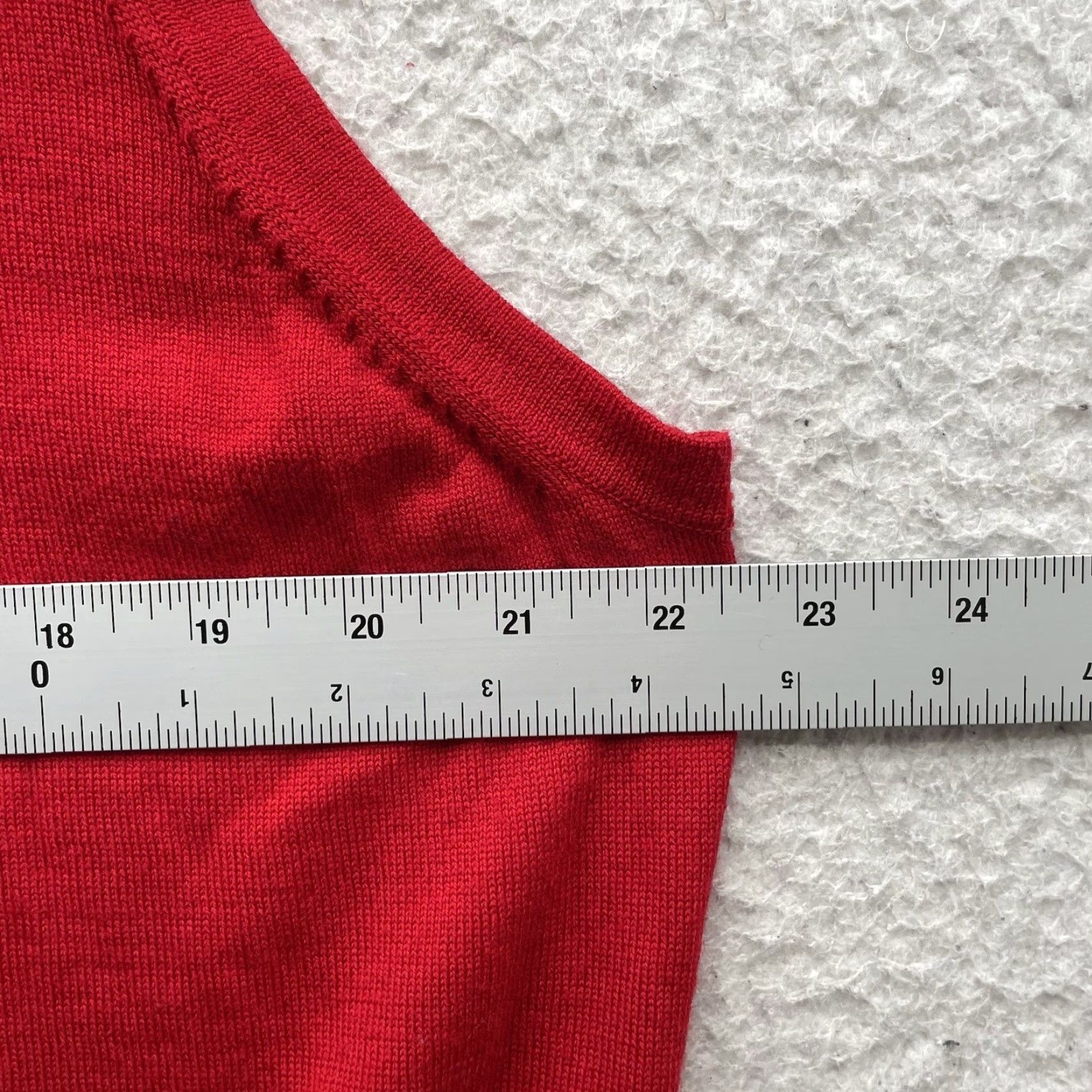 Brooks Brothers Brooks Brothers Sweater Vest Mens XL V-Neck Red Wool Knit Golf Vest Size US XL / EU 56 / 4 - 5 Thumbnail