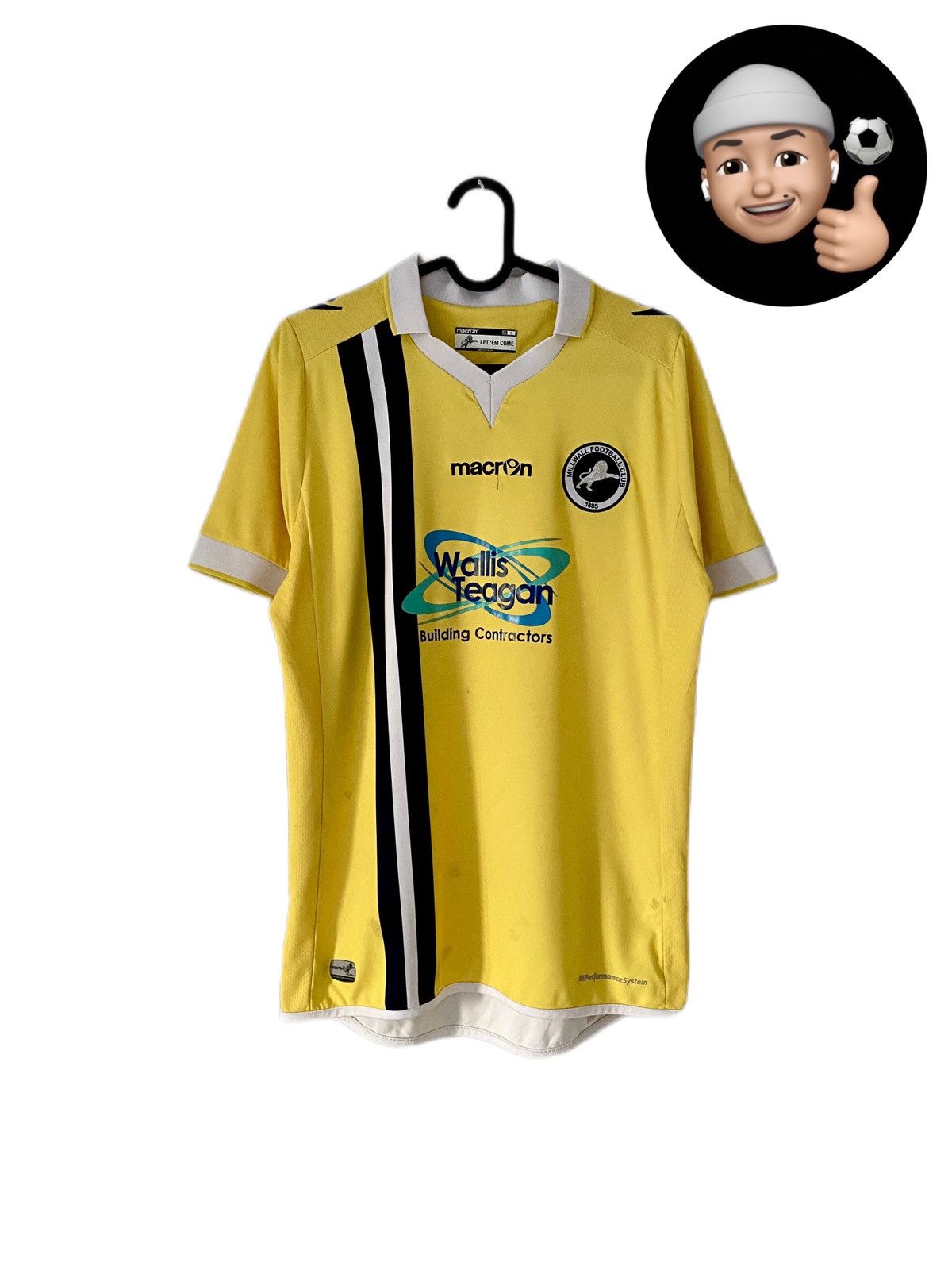 Maillot De Football FC Wacker Innsbruck – Macron – Taille S – Occasion