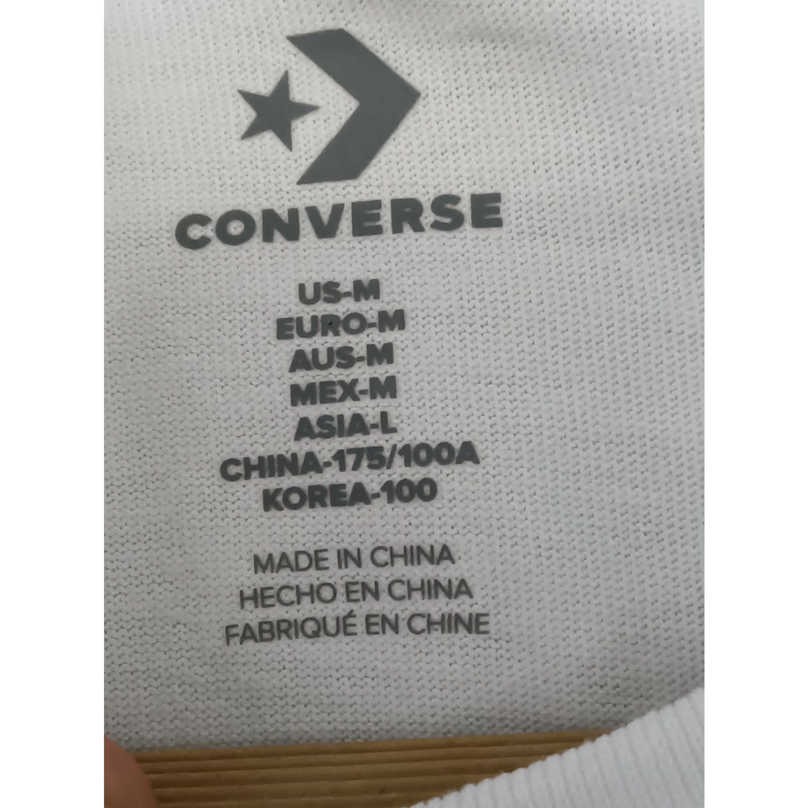 Converse Converse In The Clouds Tee Mens T Shirt White Logo Size M Size US M / EU 48-50 / 2 - 5 Thumbnail