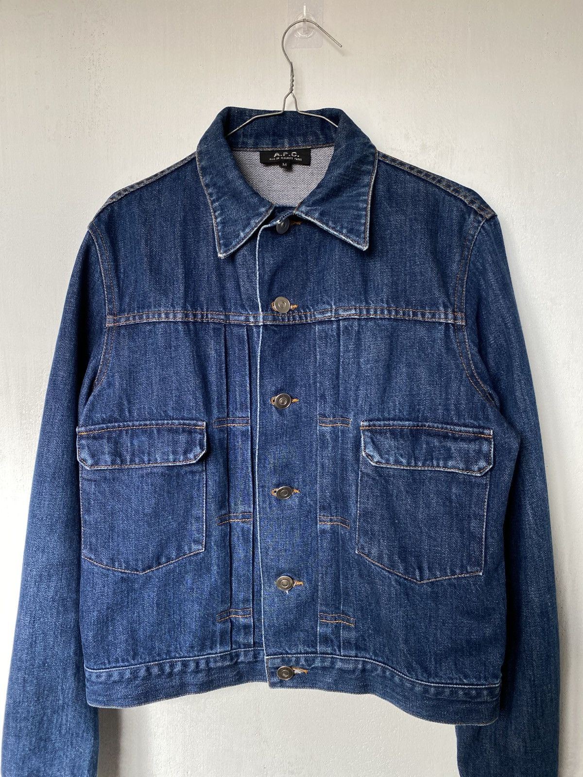 A.P.C. × Japanese Brand APC Type 2 Selvedge Trucker Denim Size US M / EU 48-50 / 2 - 3 Thumbnail