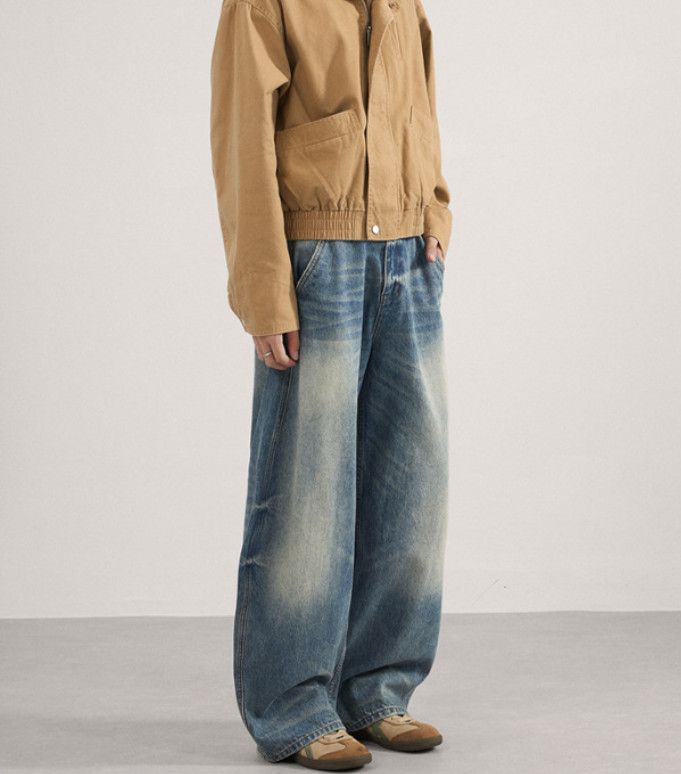 Japanese Brand American high street style baggy cutaway jeans Size US 32 / EU 48 - 4 Thumbnail