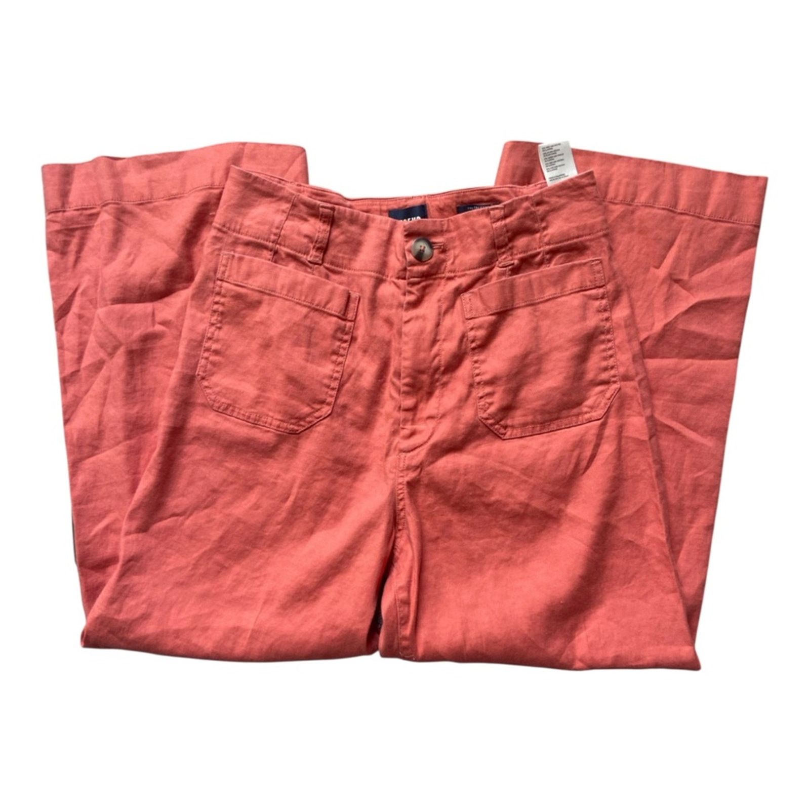 Anthropologie MAEVE Women's Orange Wide-Leg Pants by Anthropologie Size 32" / US 10 / IT 46 - 3 Thumbnail
