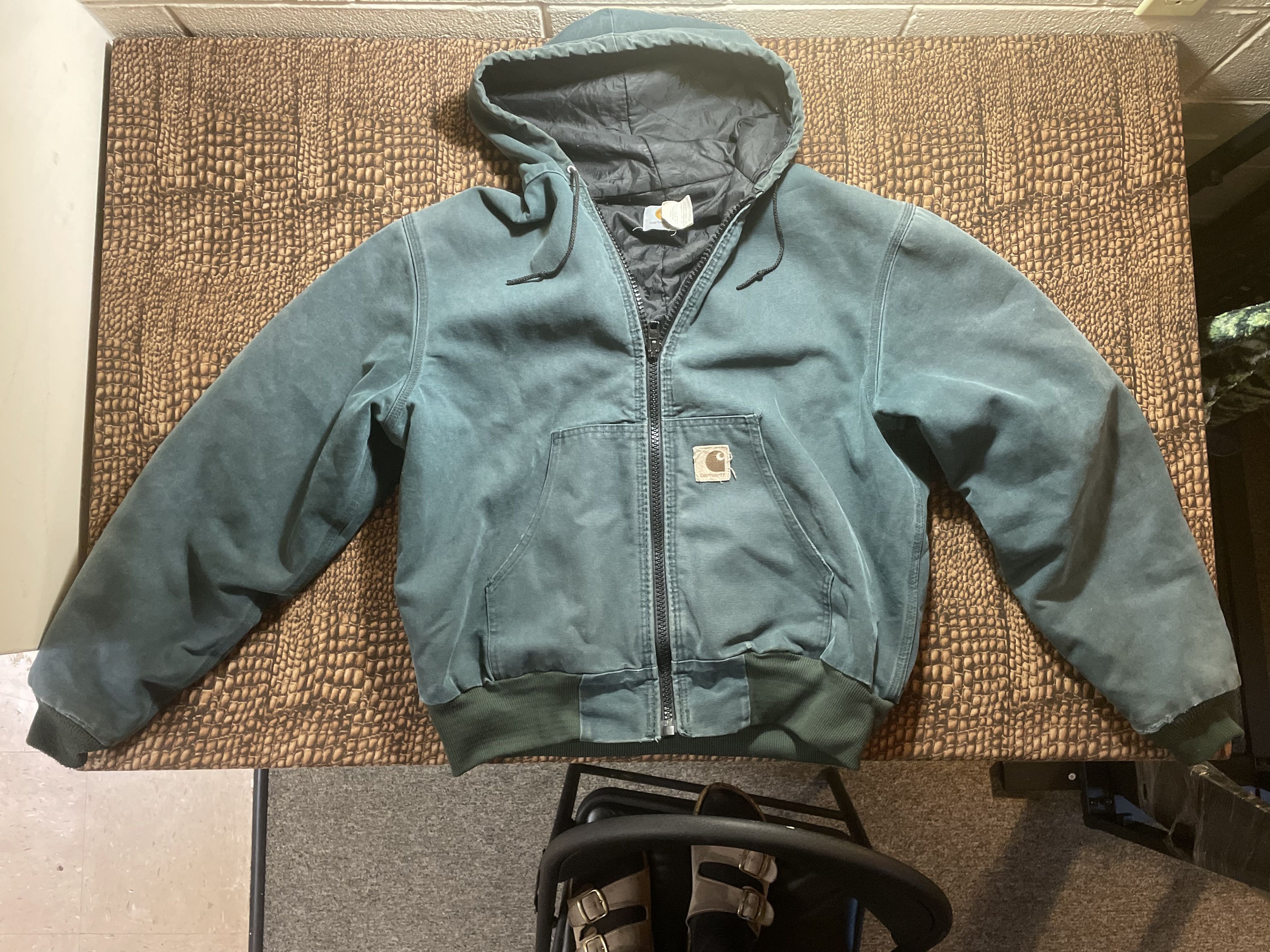 Carhartt × Vintage 1998-99 CARHARTT Mens L Hunter Green J06HTG Size US L / EU 52-54 / 3 - 1 Thumbnail