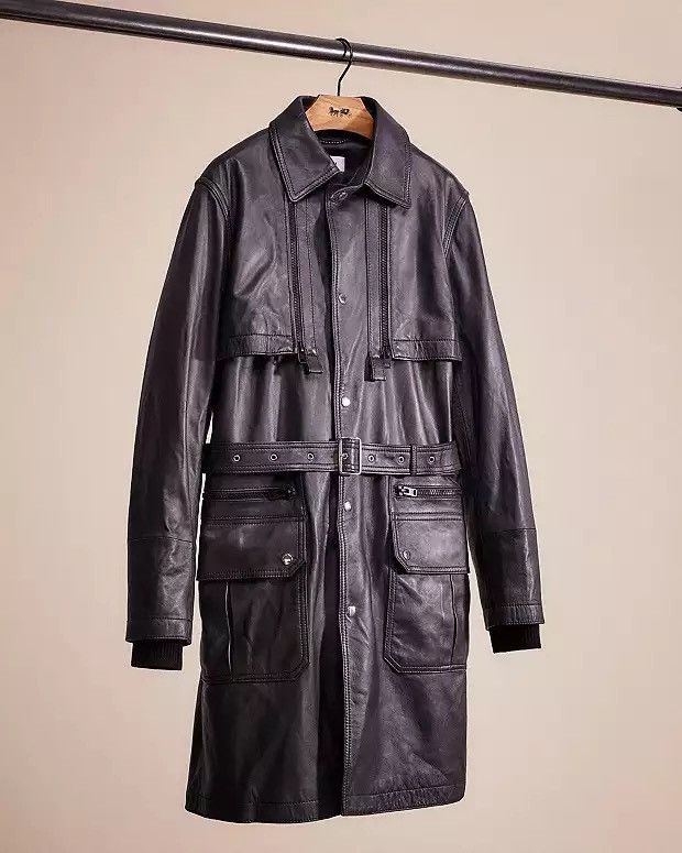 Coach Coach Leather Utility Raincoat (New/ Unworn with Tags) Size US L / EU 52-54 / 3 - 6 Thumbnail