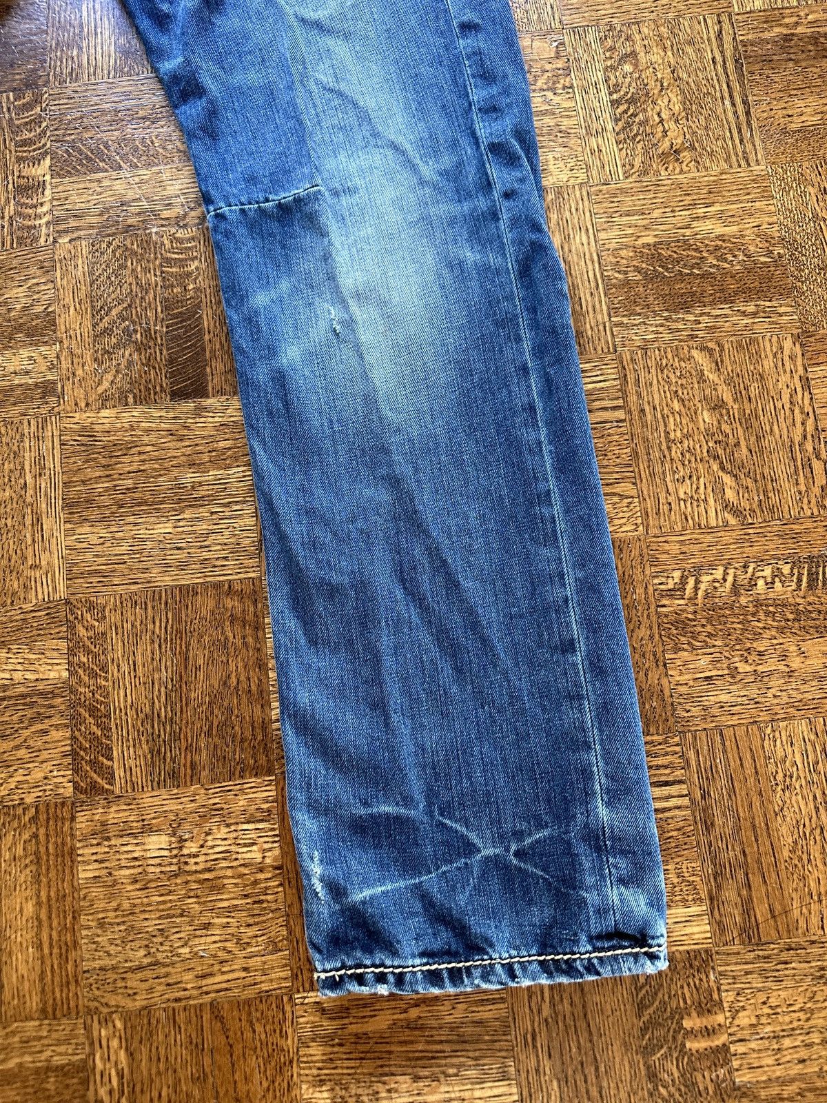 Ed Hardy × Vintage Vintage Y2K Ed Hardy Tiger Patch Denim Jeans Size US 36 / EU 52 - 8 Thumbnail
