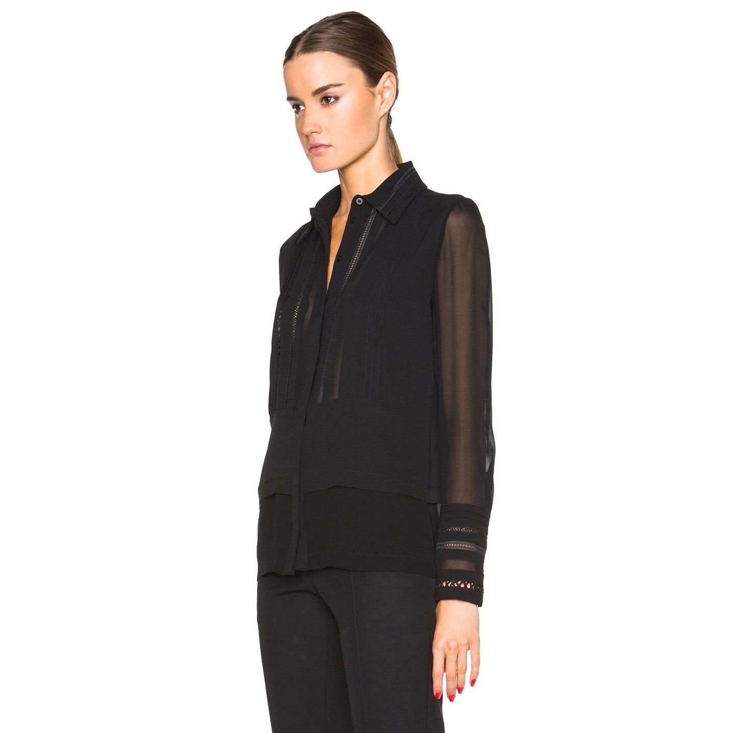 Yigal Azrouel Yigal Azrouel Tuxedo Top size 2 $850 Size XS / US 0-2 / IT 36-38 - 2 Thumbnail