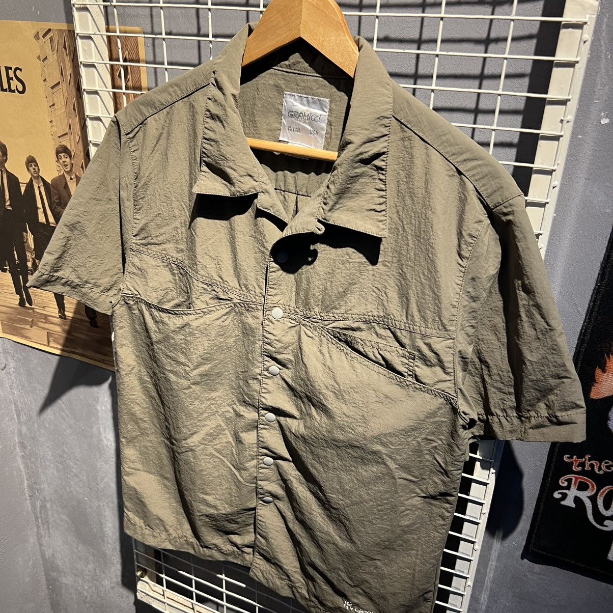 Gramicci “GRAMICCI” OPEN COLLAR SHIRT Size US XXS / EU 40 - 2 Thumbnail