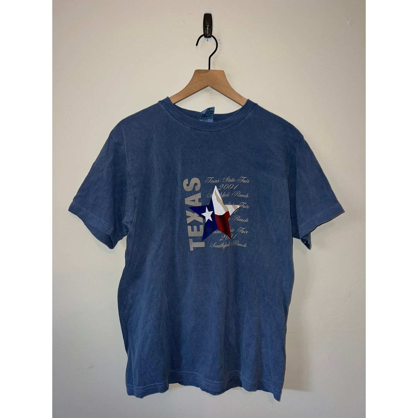 Vintage Vintage Texas State Fair Shirt TX Blue Graphic Tee 2001 M Size US M / EU 48-50 / 2 - 1 Thumbnail