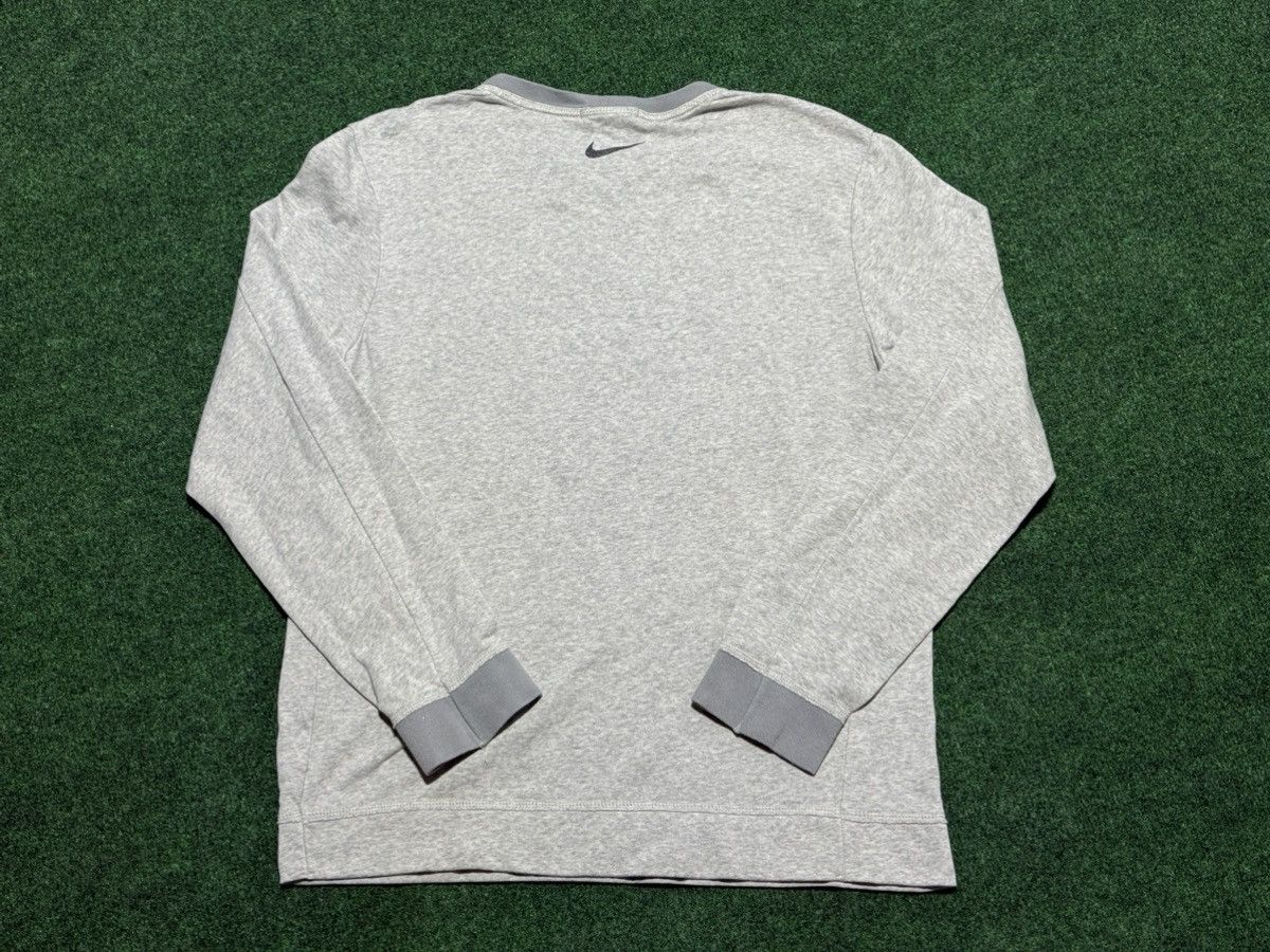 Nike Vintage Nike Center Swoosh Thermal Long Sleeve Tee Size US M / EU 48-50 / 2 - 3 Thumbnail