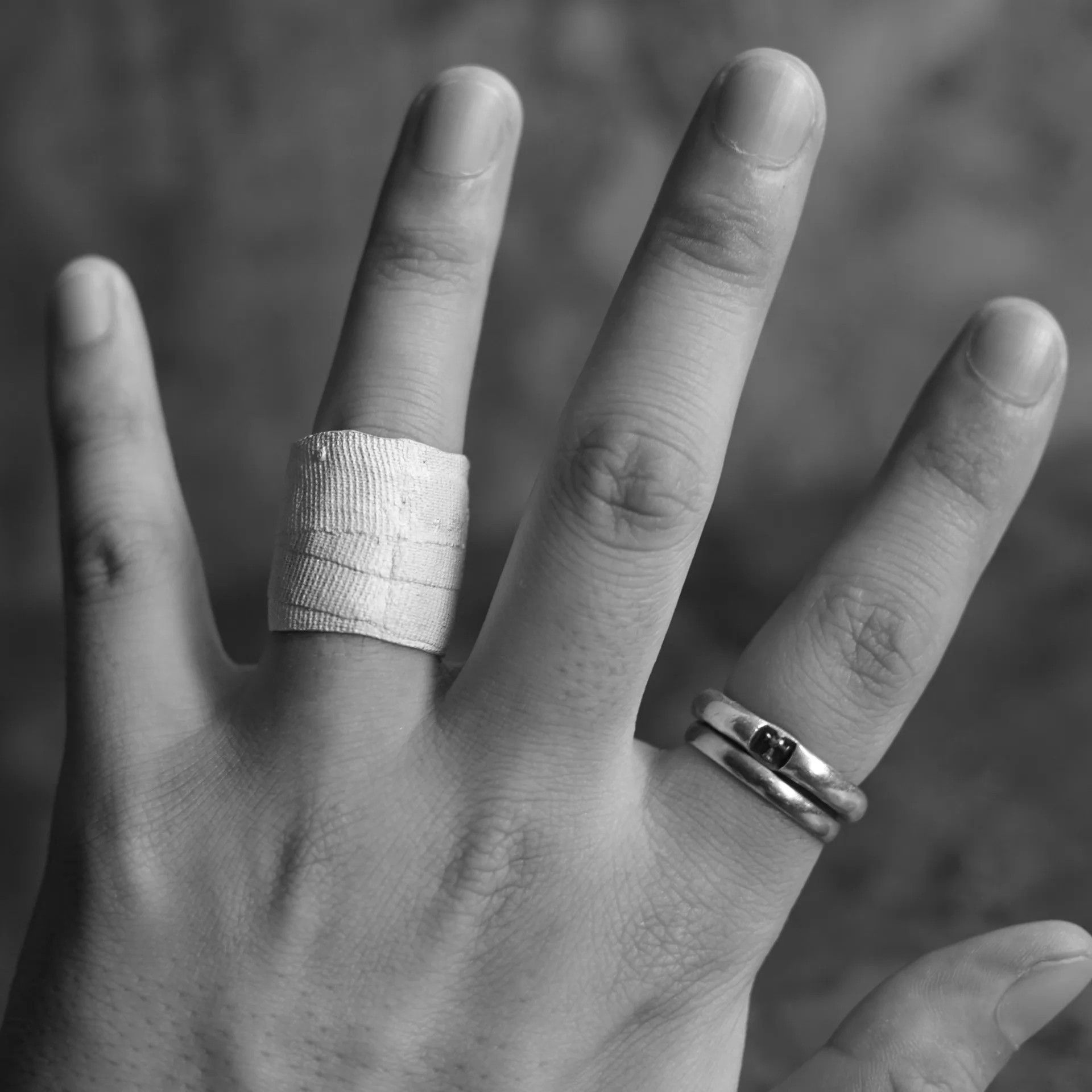 DETAJ Detaj Classic Black Band Sterling Silver Ring 12/13 Size ONE SIZE - 7 Thumbnail