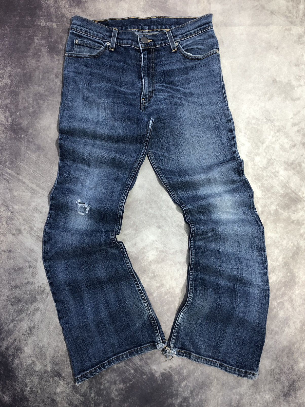 image of 90's Levis 616 Faded Blue Distressed Jeans, Men's (Size 32)