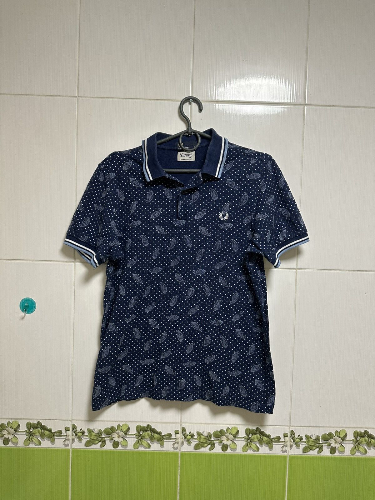 Drake's × Fred Perry × Vintage Fred Perry x Drakes polo T-shirt Size US M / EU 48-50 / 2 - 1 Thumbnail