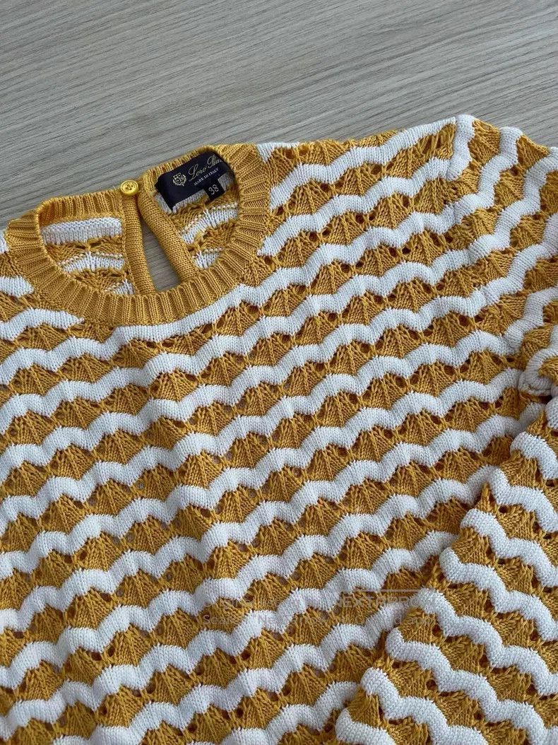 Loro Piana Loro Piana Yellow knit dress Size XS / US 0-2 / IT 36-38 - 3 Thumbnail
