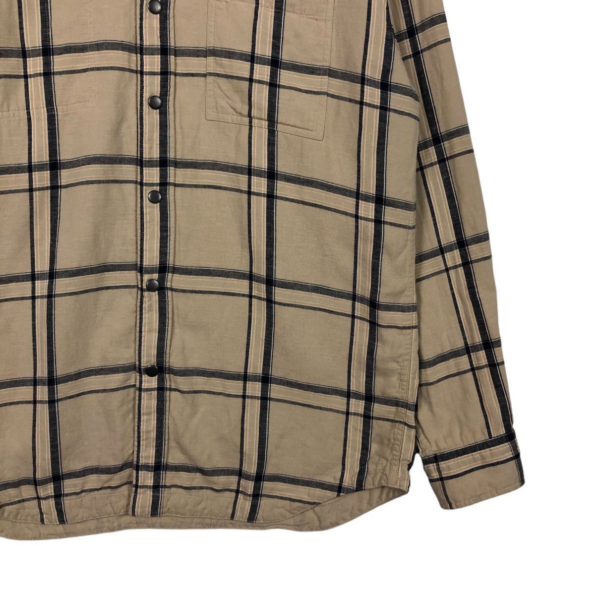 Japanese Brand 🔥VINTAGE REVERSIBLE FLANNEL JACKET LACOSTE TARTAN DESIGN Size US M / EU 48-50 / 2 - 7 Thumbnail