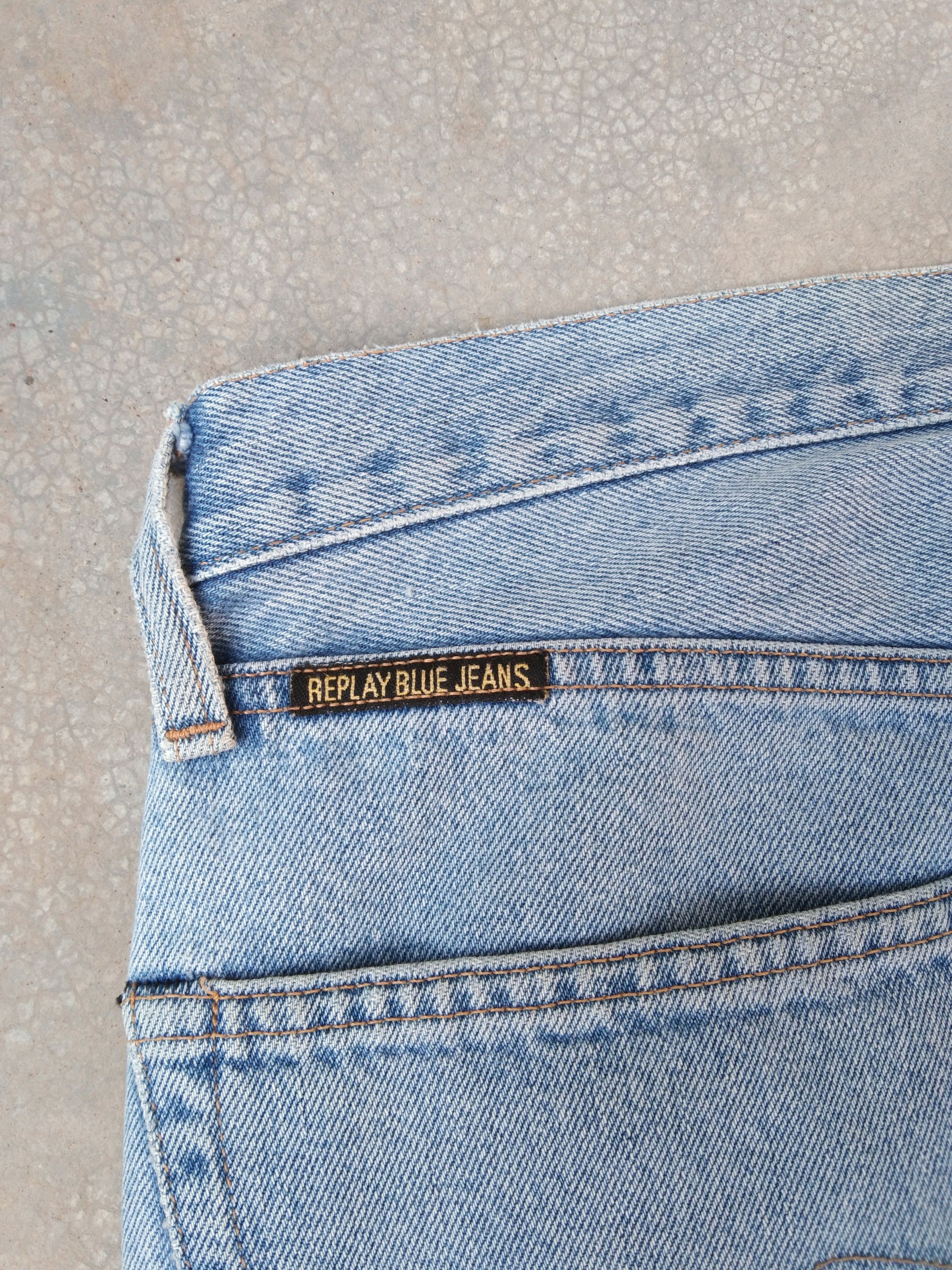 Vintage Vintage Replay Blue Wash Straight Leg Jeans 30x32 Size US 30 / EU 46 - 4 Thumbnail