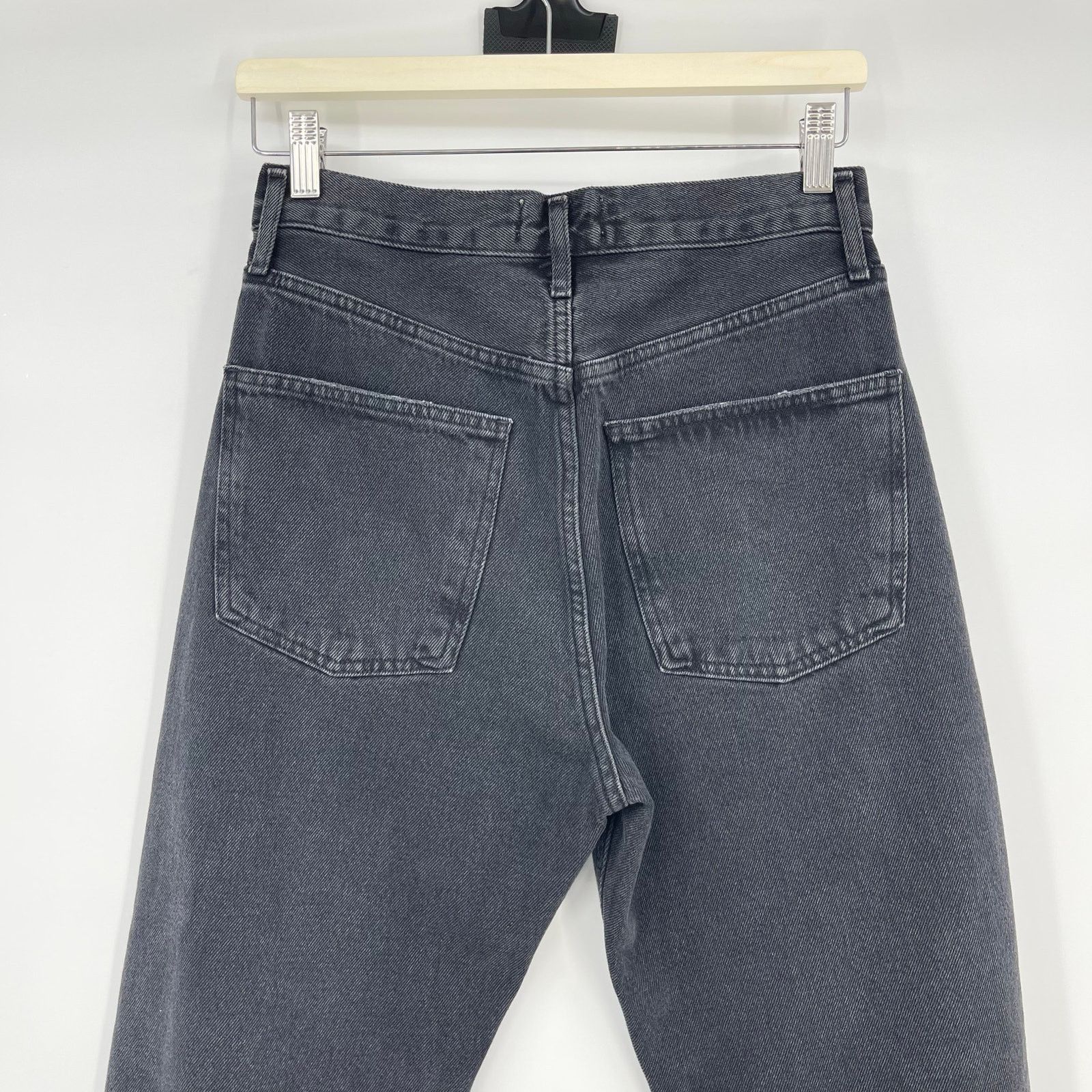 Agolde AGOLDE | 90’s Mid Rise Loose Smokestack Black Jeans 25 Size 25" / US 0 / IT 36 - 9 Thumbnail