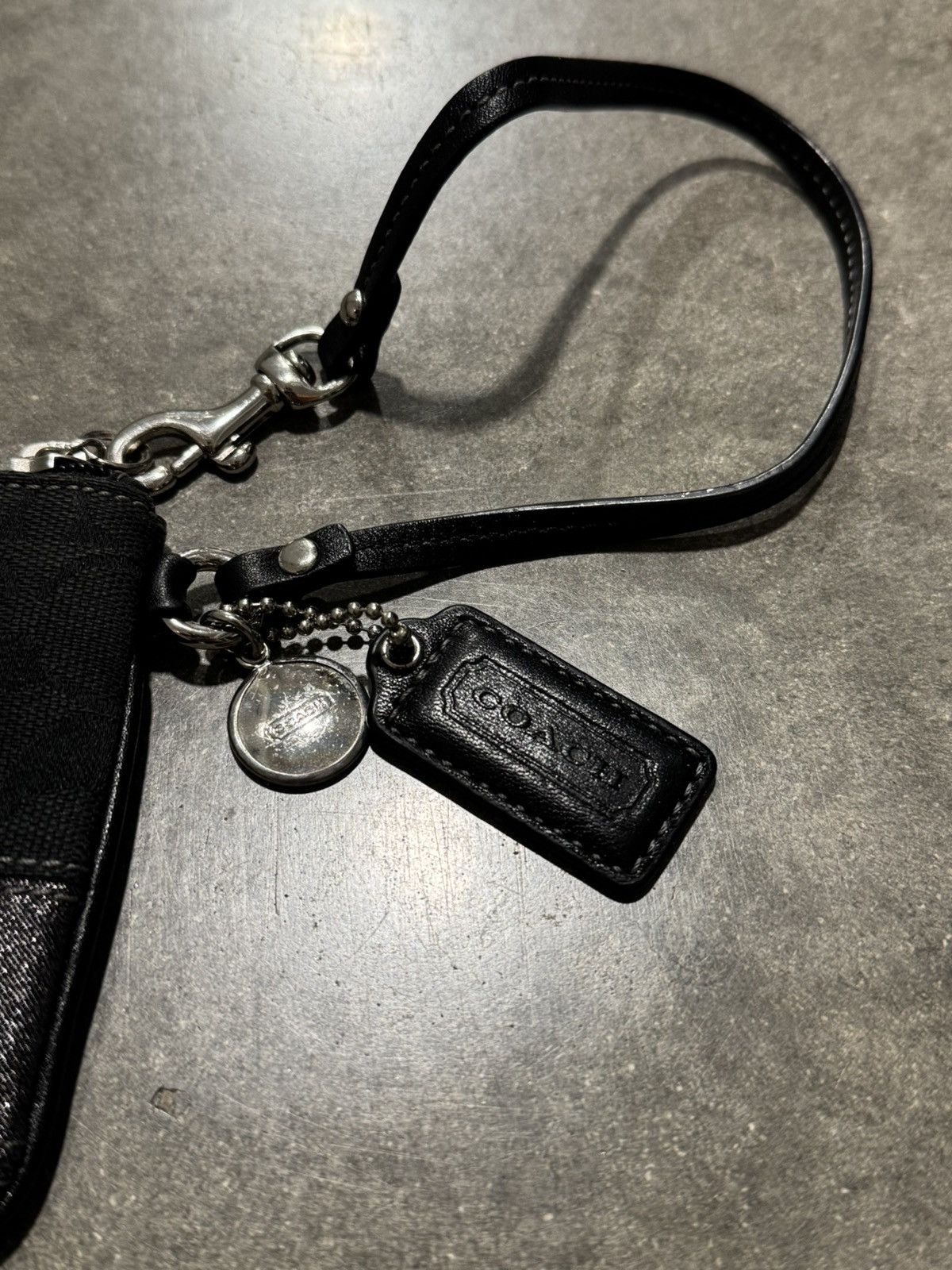Coach Y2K Vintage Black Coach Mini Wristlet Purse Wallet Size ONE SIZE - 2 Thumbnail