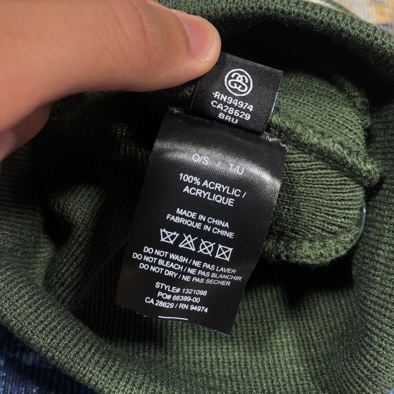 Stussy × Vintage Stussy Jacquard Stripe Skullcap Beanie Size ONE SIZE - 5 Thumbnail