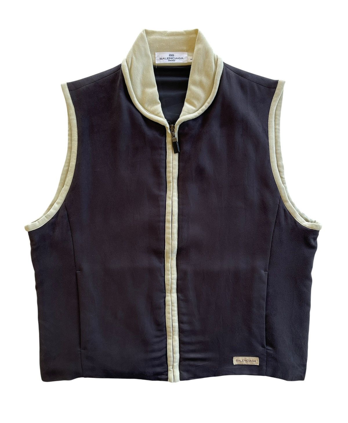 Balenciaga Balenciaga Polyester Dark Navy Vest Size M / US 6-8 / IT 42-44 - 1 Thumbnail