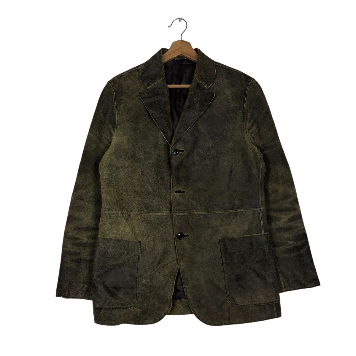 Japanese Brand 🔥VINTAGE BIKER LEATHER JACKET CHORE TORNADO MART Size US M / EU 48-50 / 2 - 3 Thumbnail