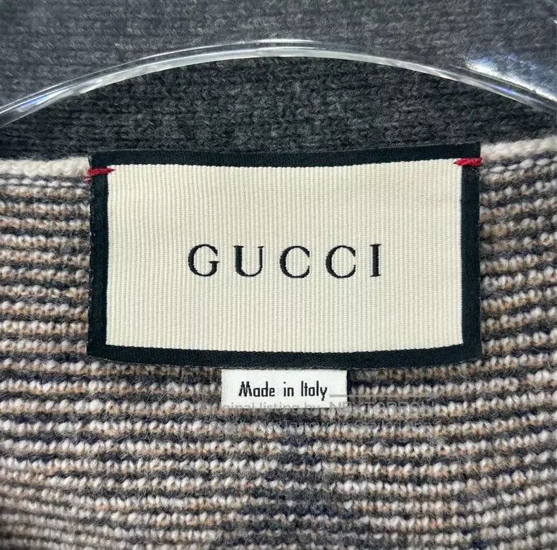 Gucci Gucci Gray and black diamond full-print pony logo cardigan Size S / US 4 / IT 40 - 3 Thumbnail