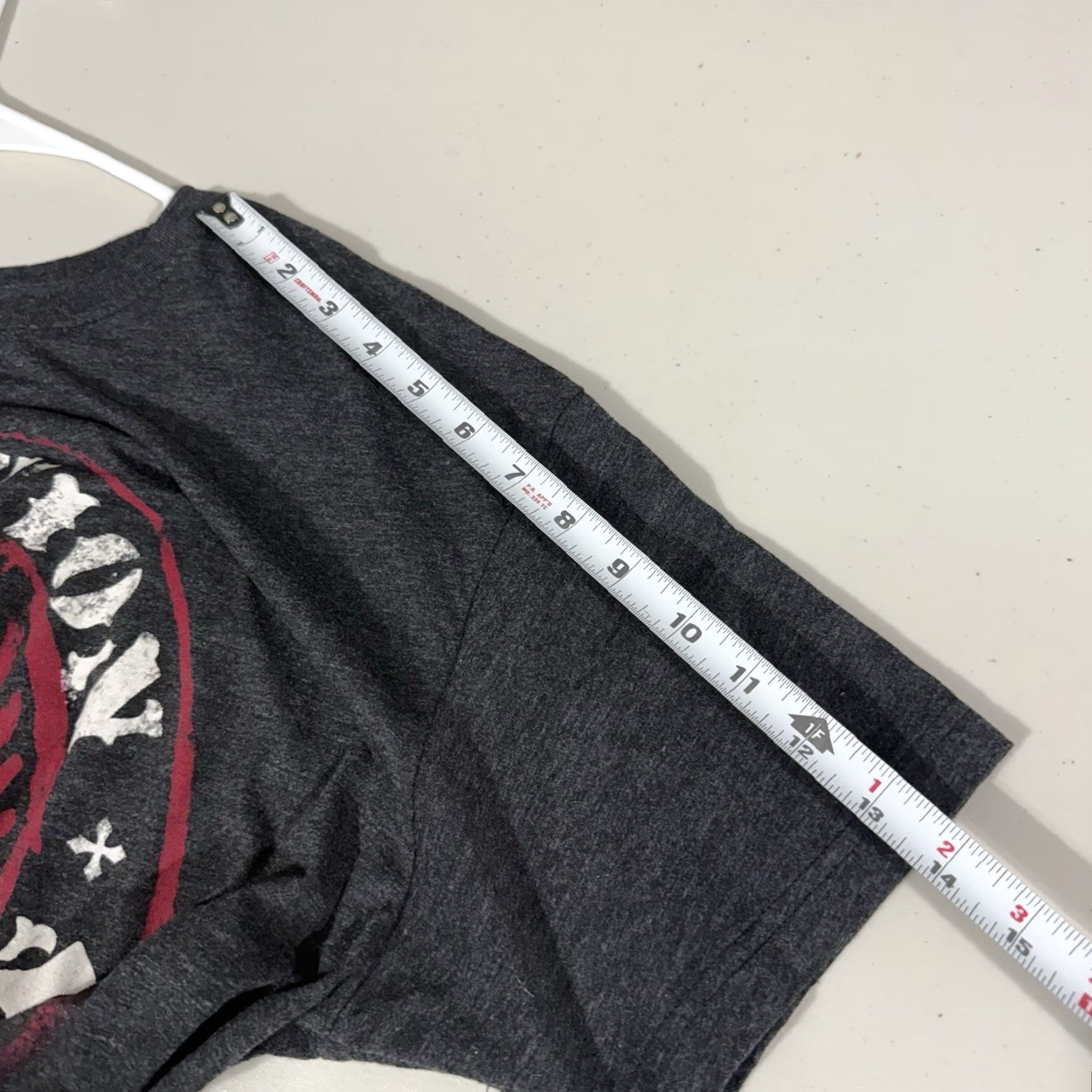 Affliction Affliction T Shirt XL Dark Gray USA Graphic Print Crew Neck Men Size US XL / EU 56 / 4 - 4 Thumbnail