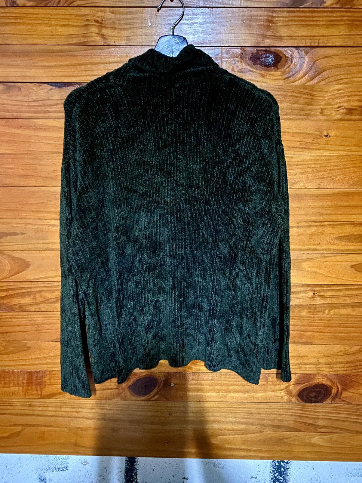DKNY Vintage DKNY Classic Petite Chenille Sweater | Emerald Green Size S / US 4 / IT 40 - 8 Thumbnail