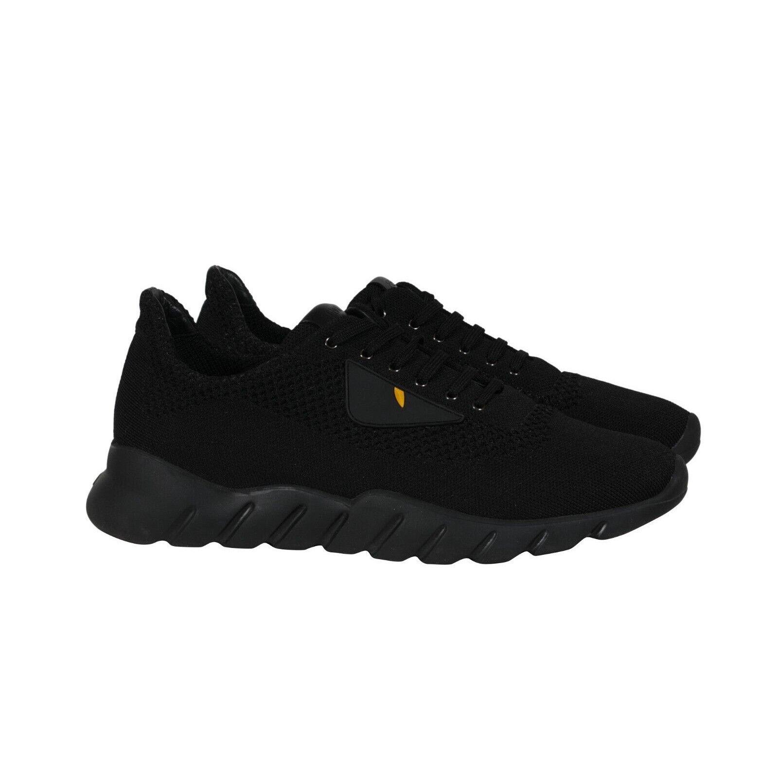 Fendi Monster Eyes Low Top Sneakers Black Size US 12 / EU 45 - 2 Thumbnail
