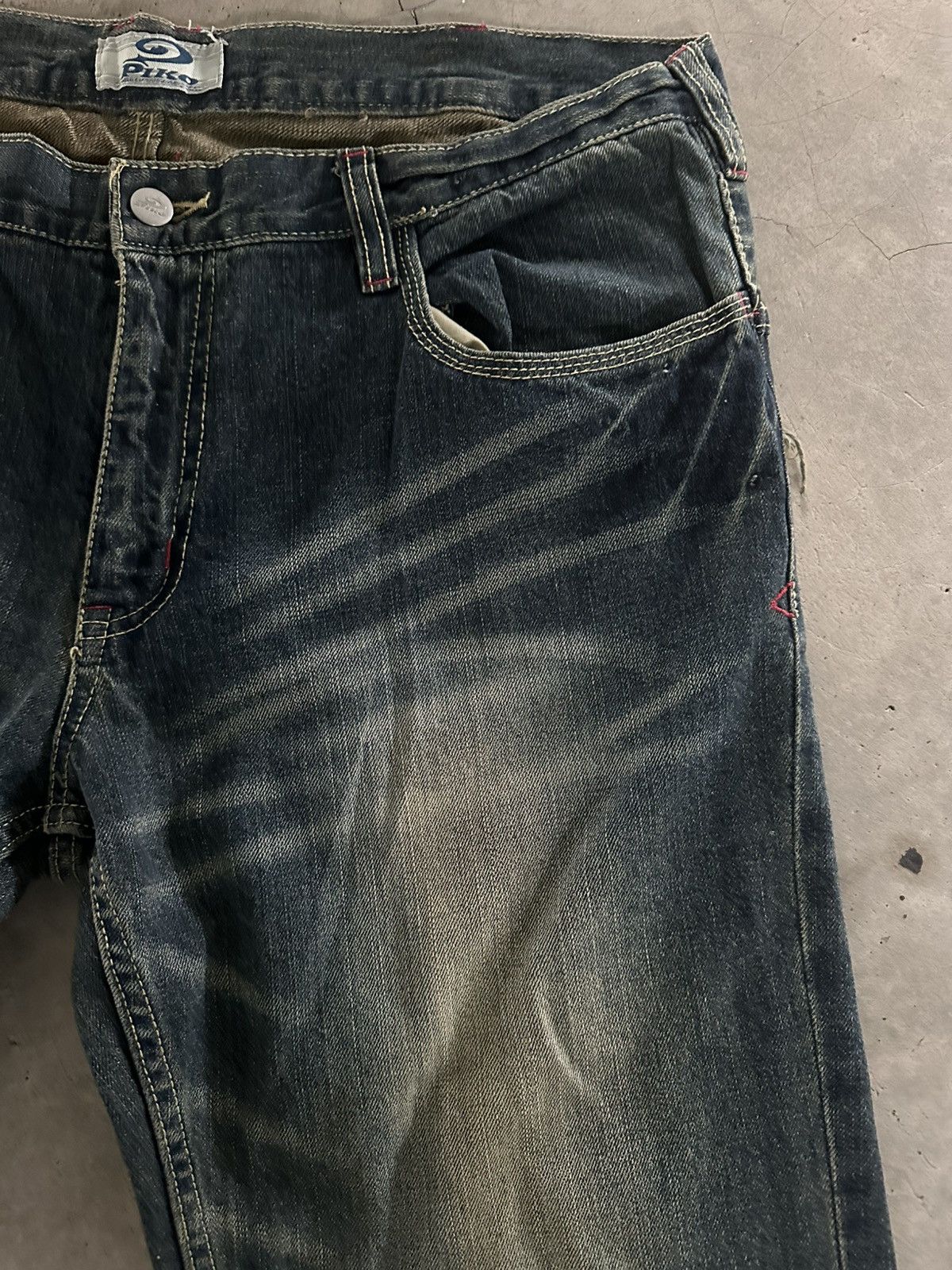 Vintage Vintage piko flare jeans Size US 38 / EU 54 - 9 Thumbnail